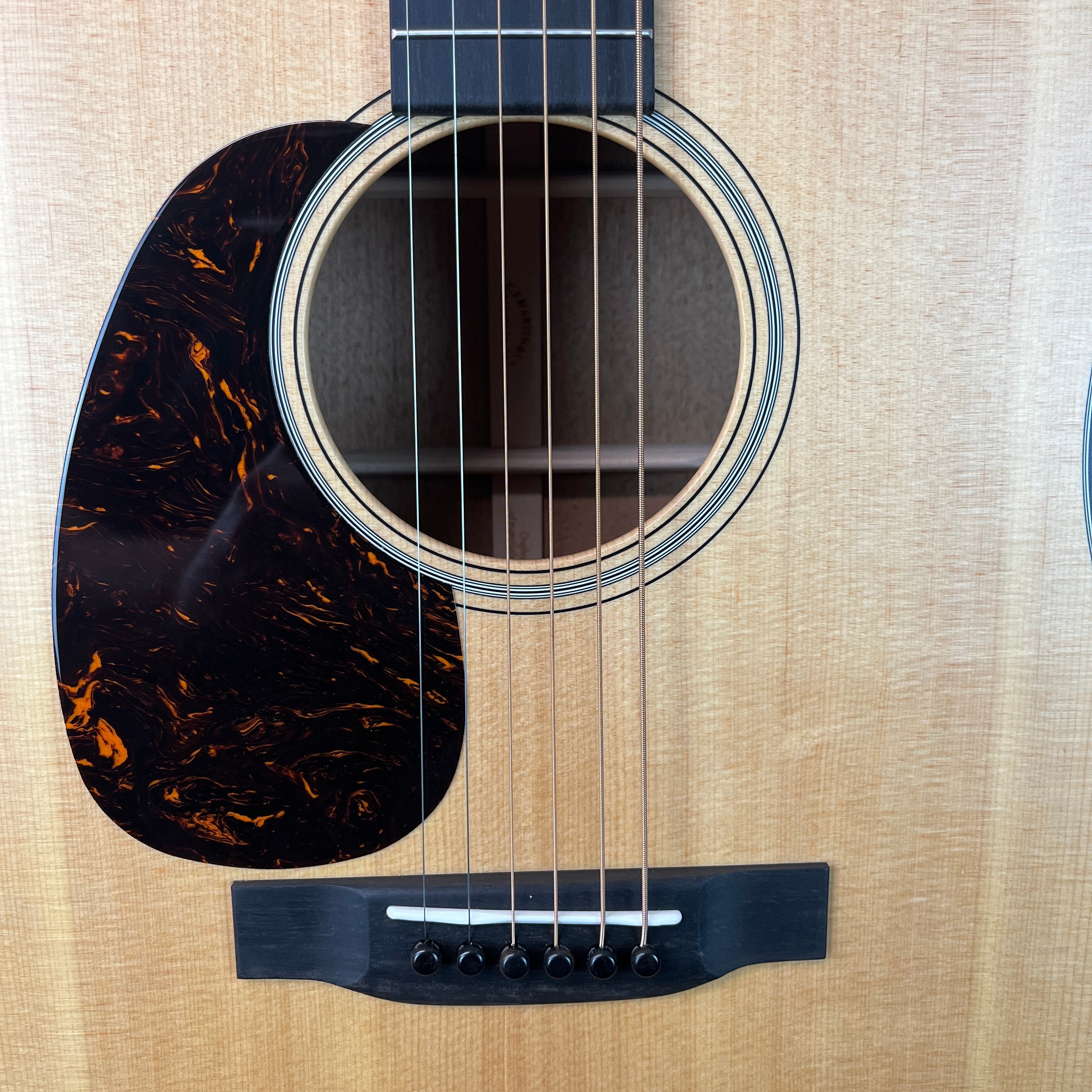 Martin D-18 Satin Standard Series Left Handed Acoustic Guitar - Satin Natural with Aging Toner, 366