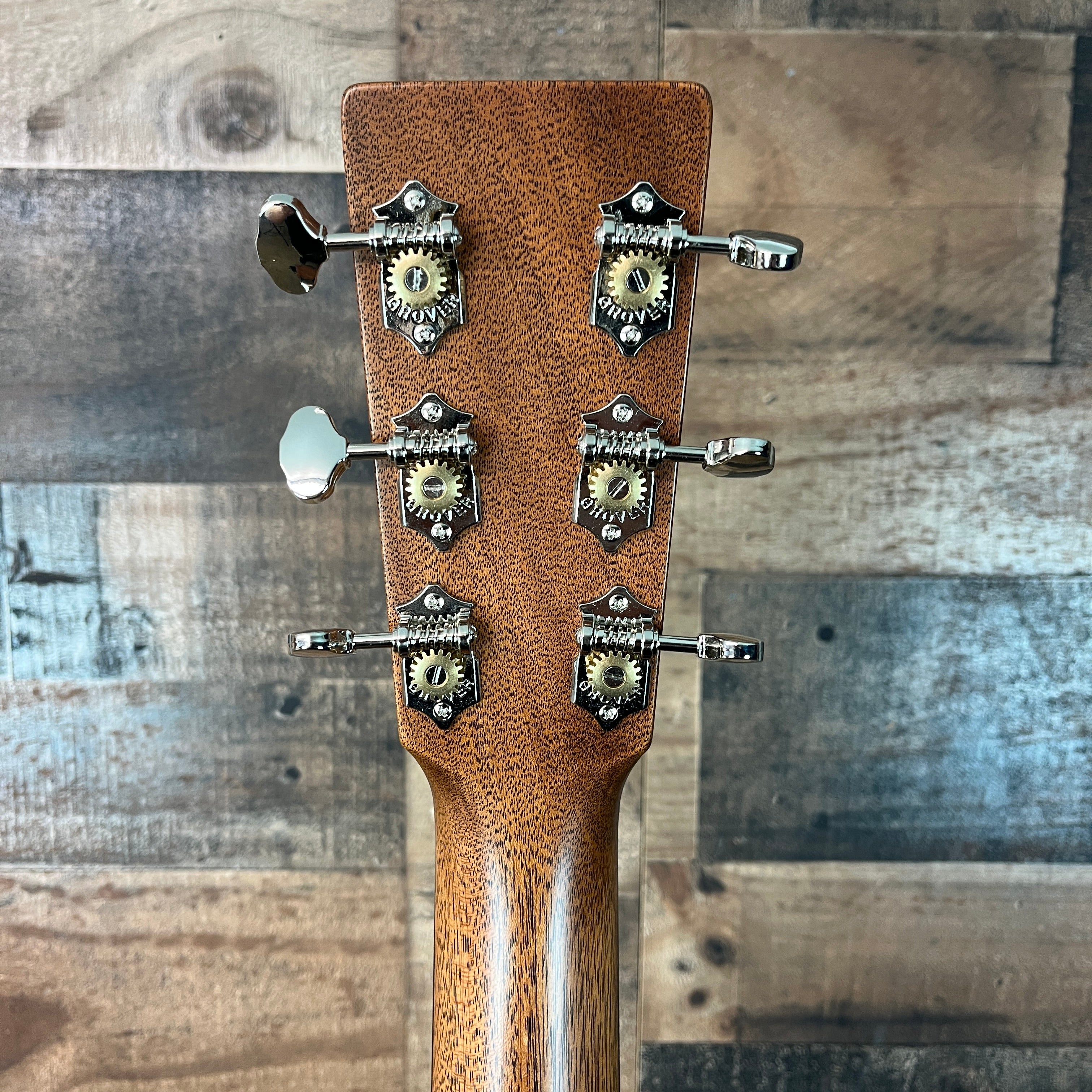 Martin D-18 Satin Standard Series Left Handed Acoustic Guitar - Satin Natural with Aging Toner, 366