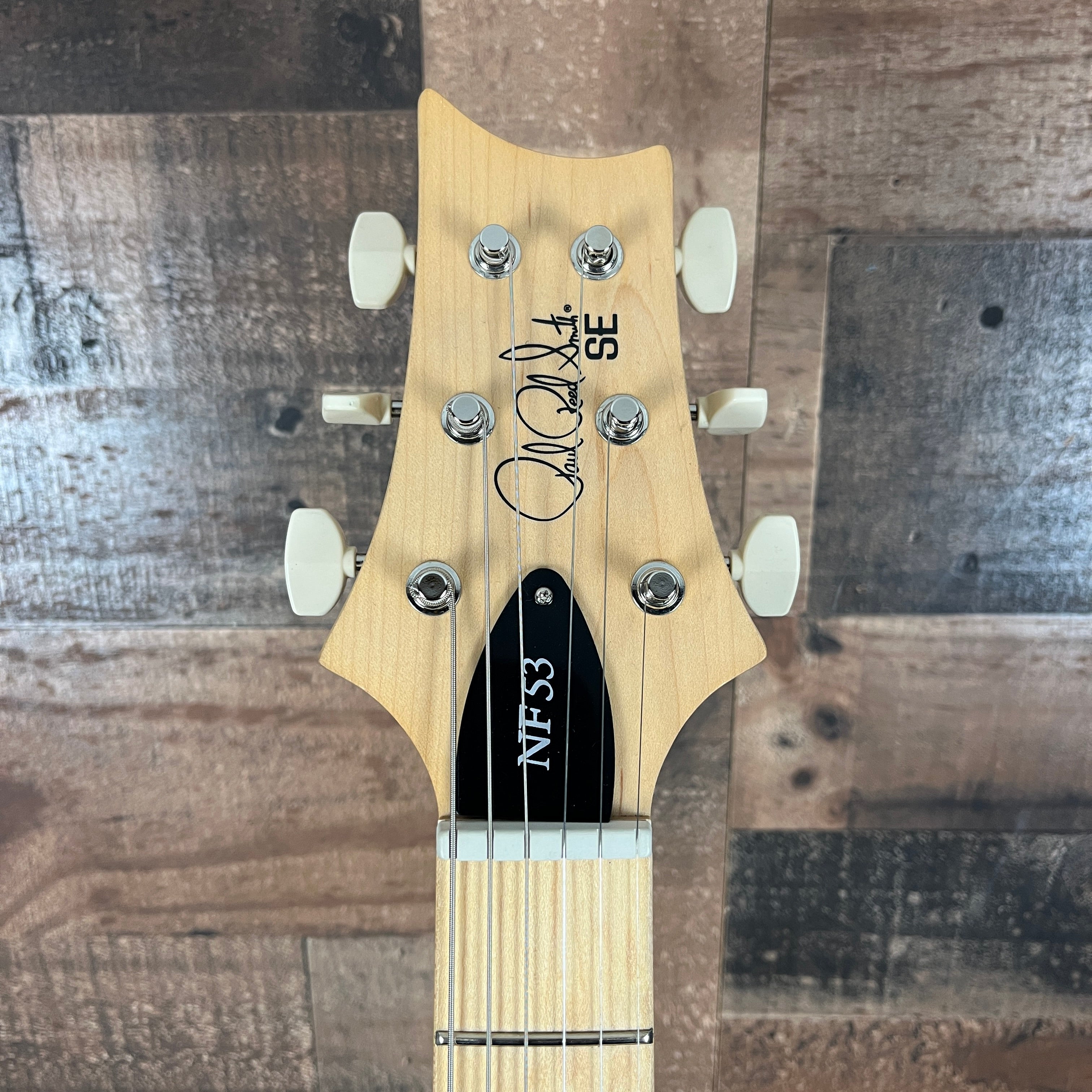 PRS SE NF53 Electric Guitar, Pearl White, Gig Bag, 637