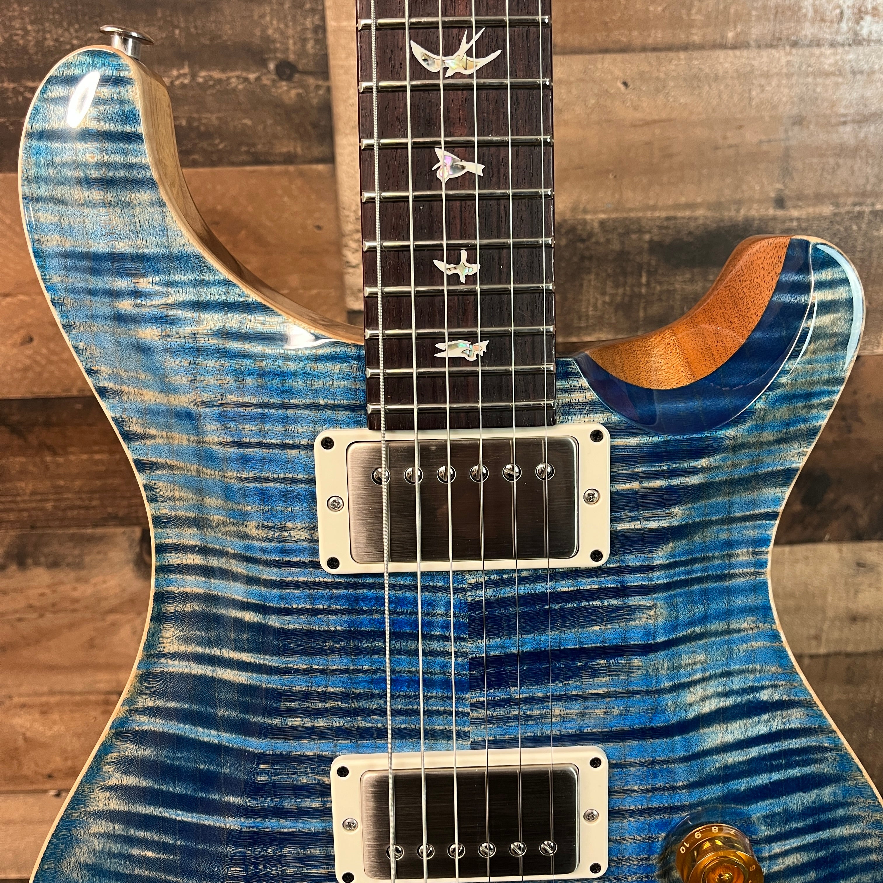 PRS DGT 10-Top Electric Guitar with Bird Inlays - Faded Blue Jean, Bird Inlays, 894