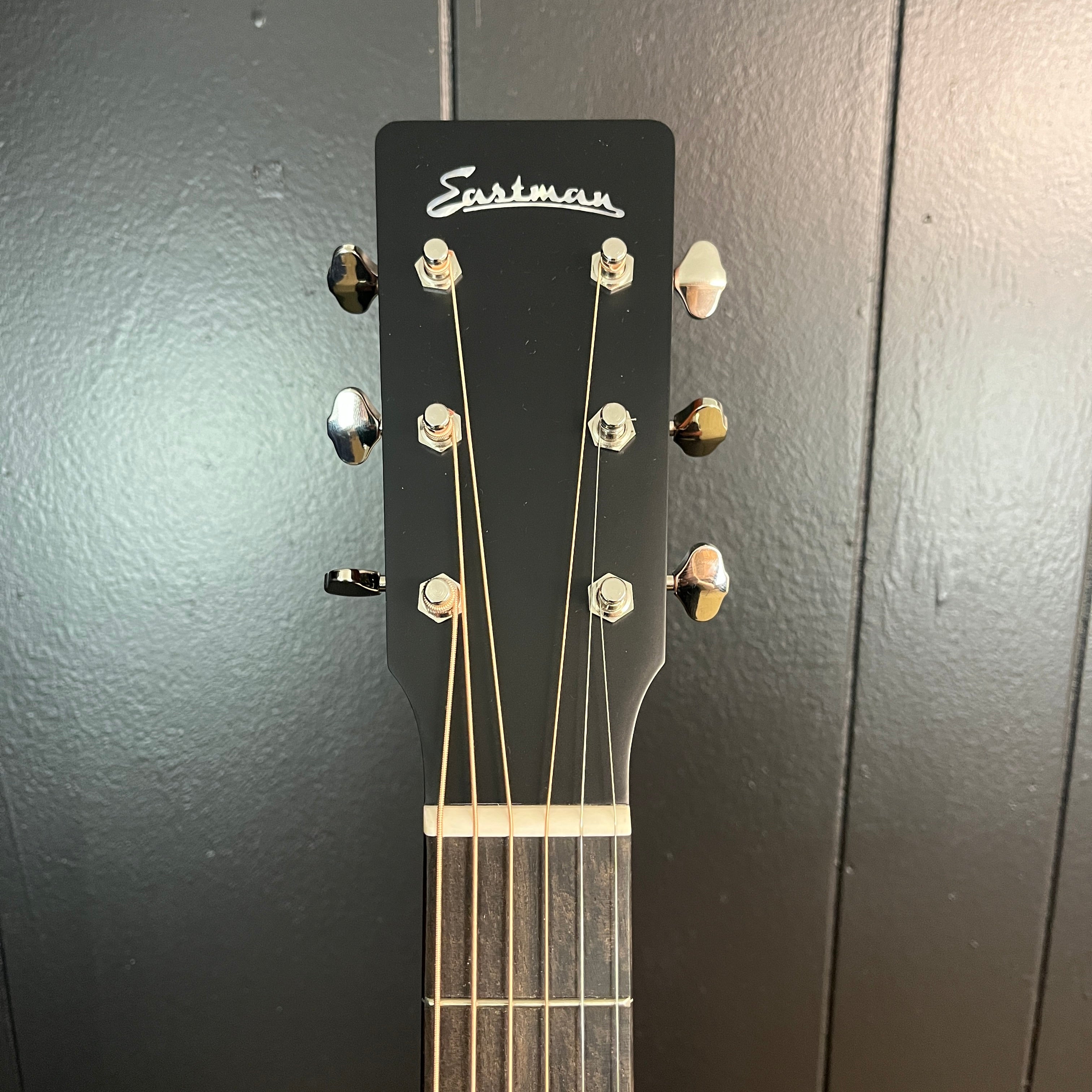 Eastman Guitars E1D Dreadnought Acoustic Guitar, Natural, Gig Bag, 643
