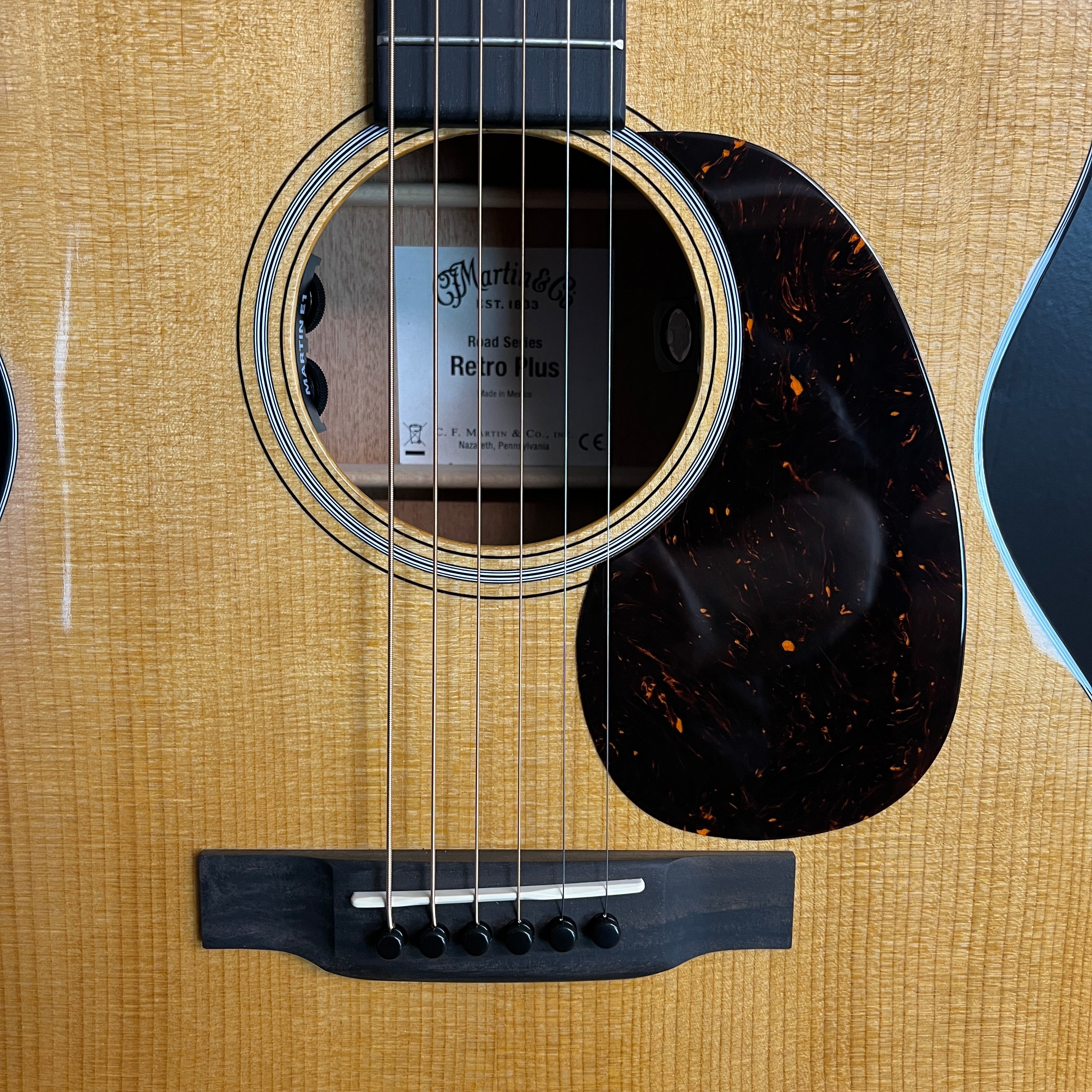 Martin 000E Retro Plus Mahogany, Natural Aging Toner, Soft Case, 337