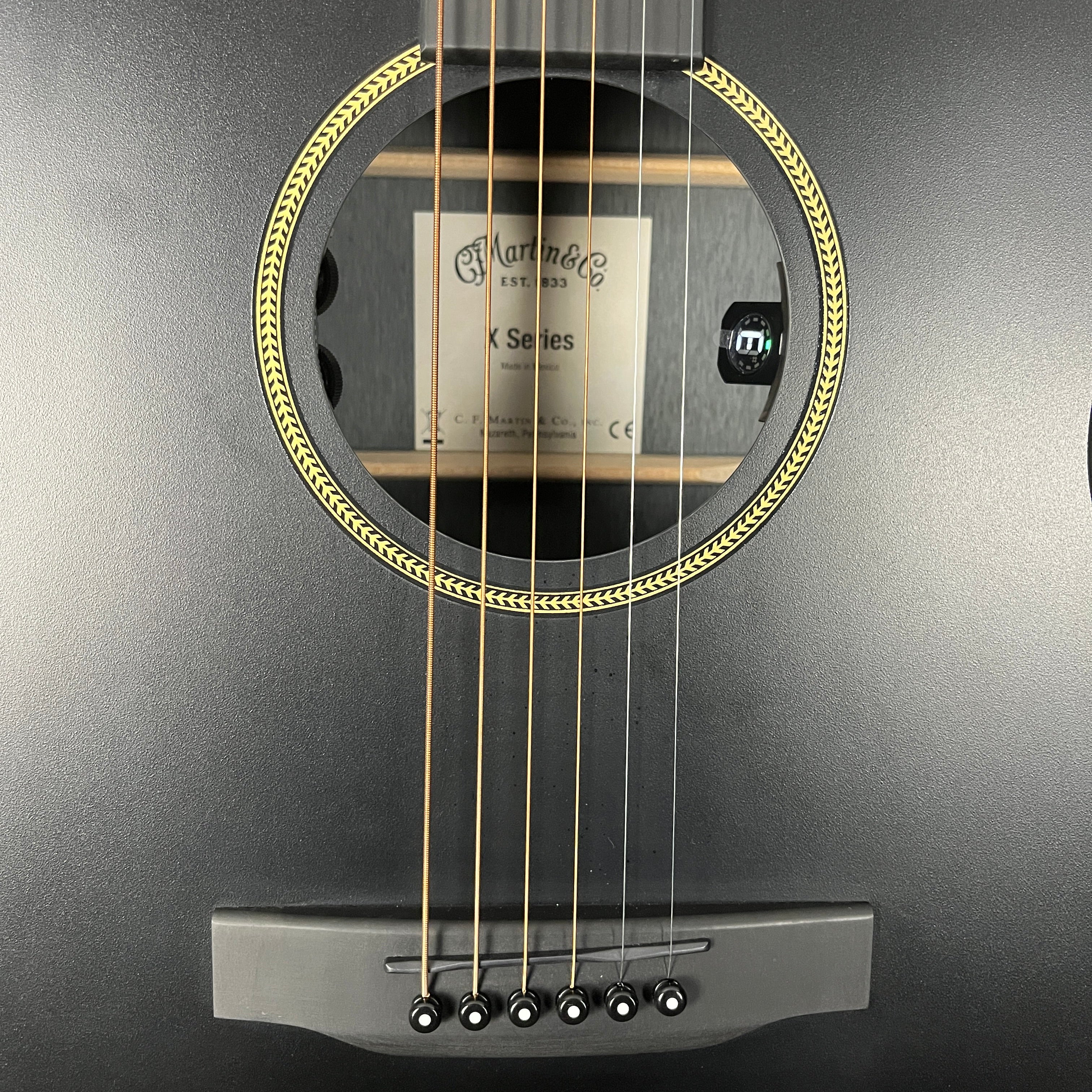 Martin GPC-X1E, Black, Gig Bag, 386