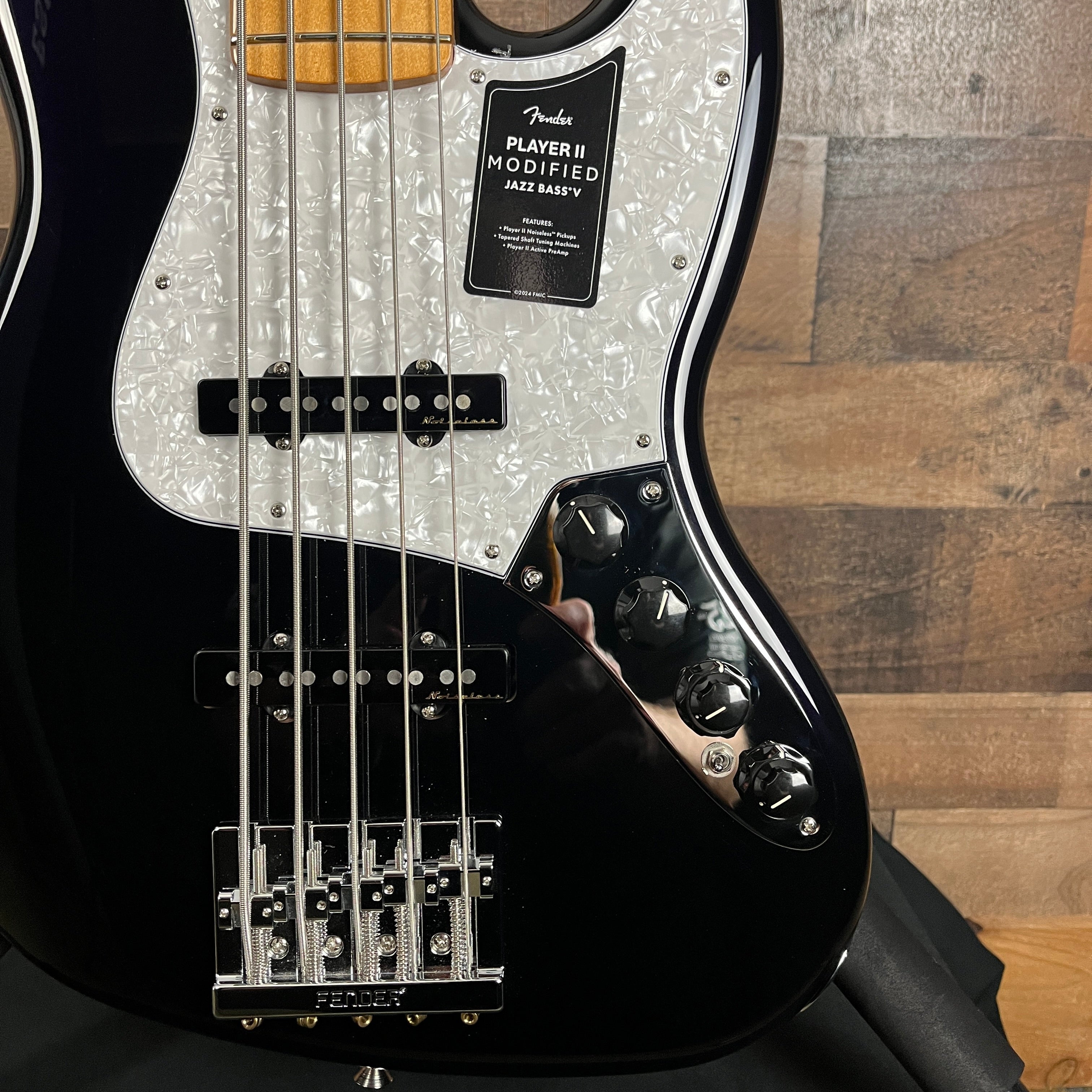 Fender Player II Modified Active Jazz Bass V, Dusk, Maple Fingerboard, Gig Bag, 807