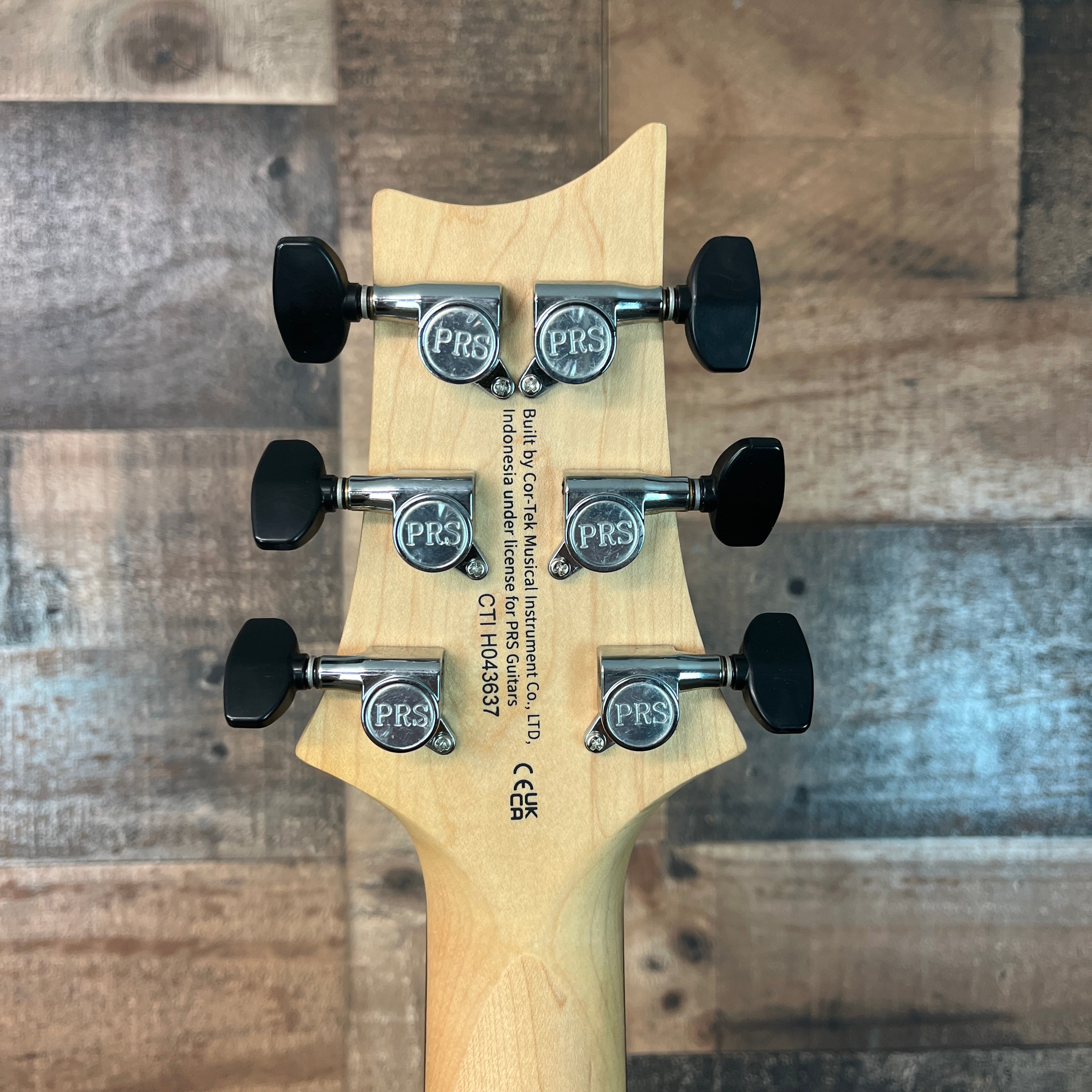 PRS SE CE24 Standard Satin Stoptail Electric Guitar, Vintage Cherry Satin, Gig Bag, 637