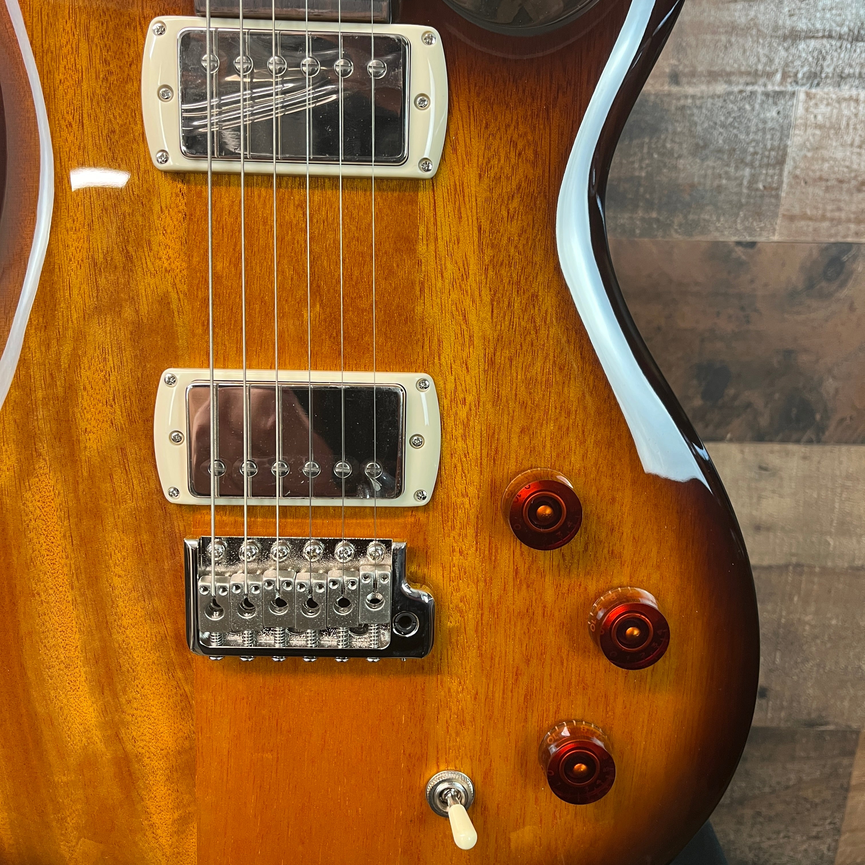 PRS SE DGT David Grissom Electric Guitar - McCarty Tobacco Sunburst, gig bag, 602
