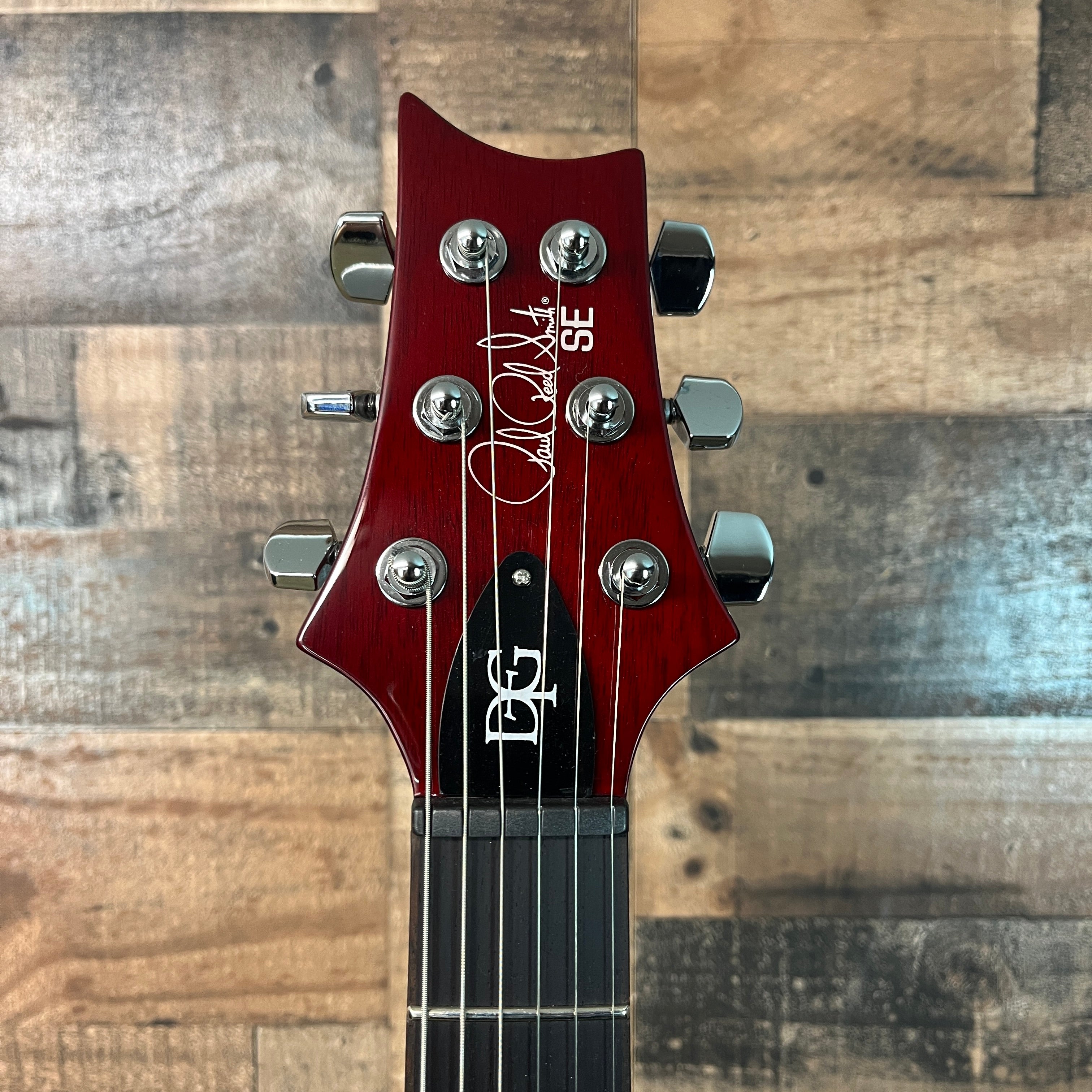 PRS SE DGT David Grissom Electric Guitar, Vintage Cherry, Gig Bag, 550