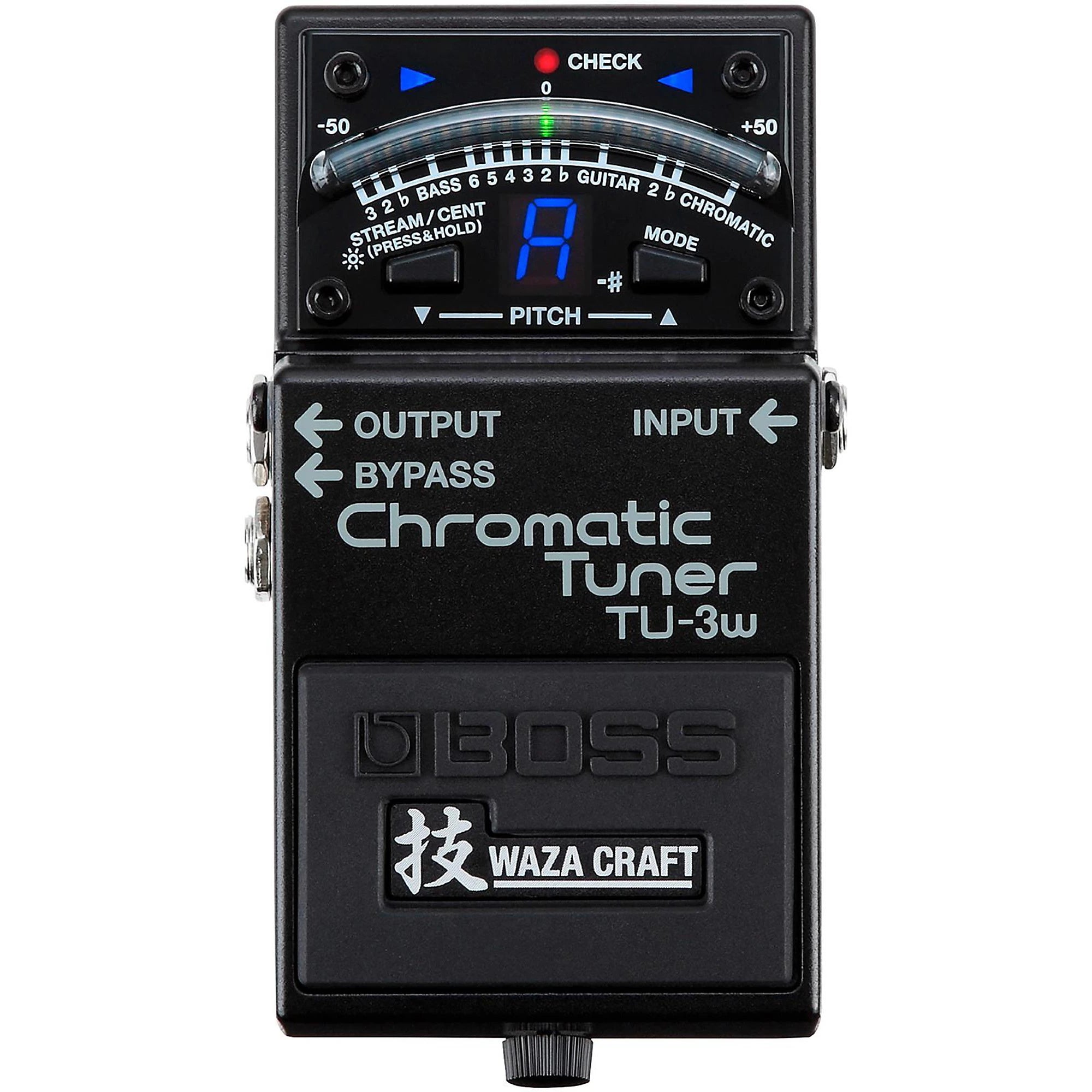 Boss TU-3W Waza Craft Chromatic Tuner with Bypass