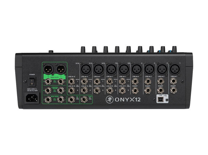 Mackie Onyx12 12-channel Analog Mixer with Multi-Track USB