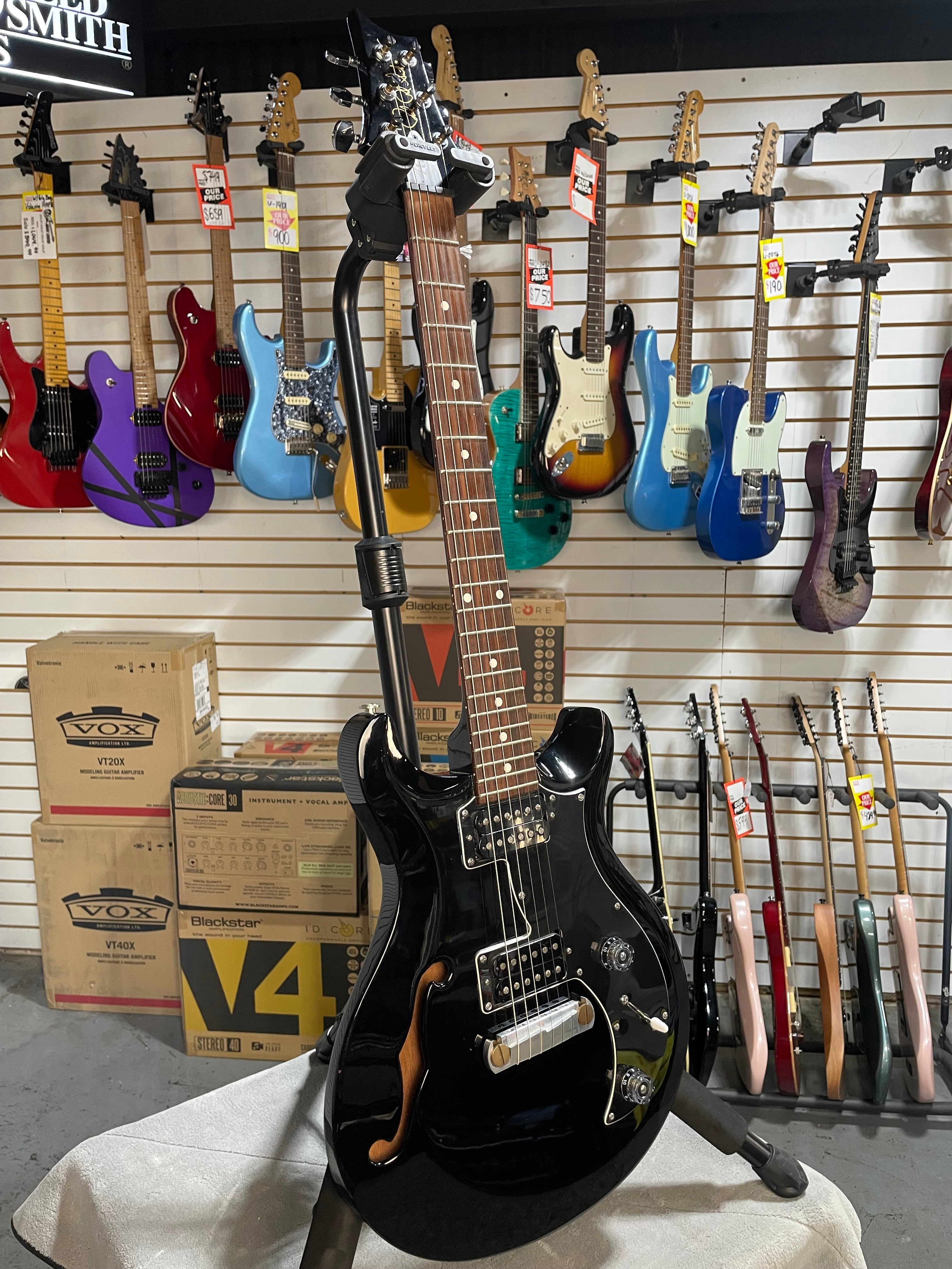 PRS Semi-Hollowbody Mira 2014 - Black