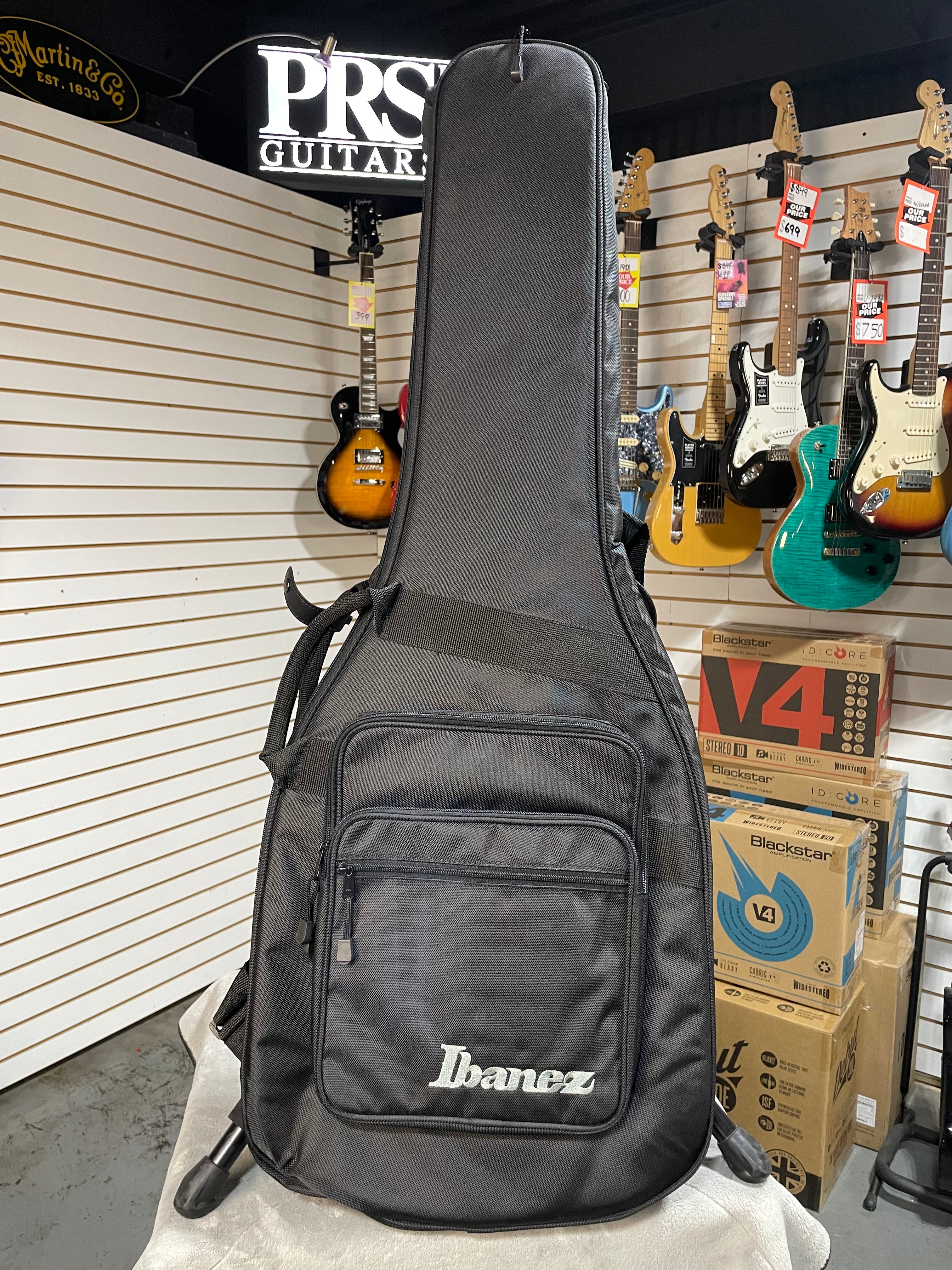 Ibanez EHB1500 Cosmic Blue Starburst Flat