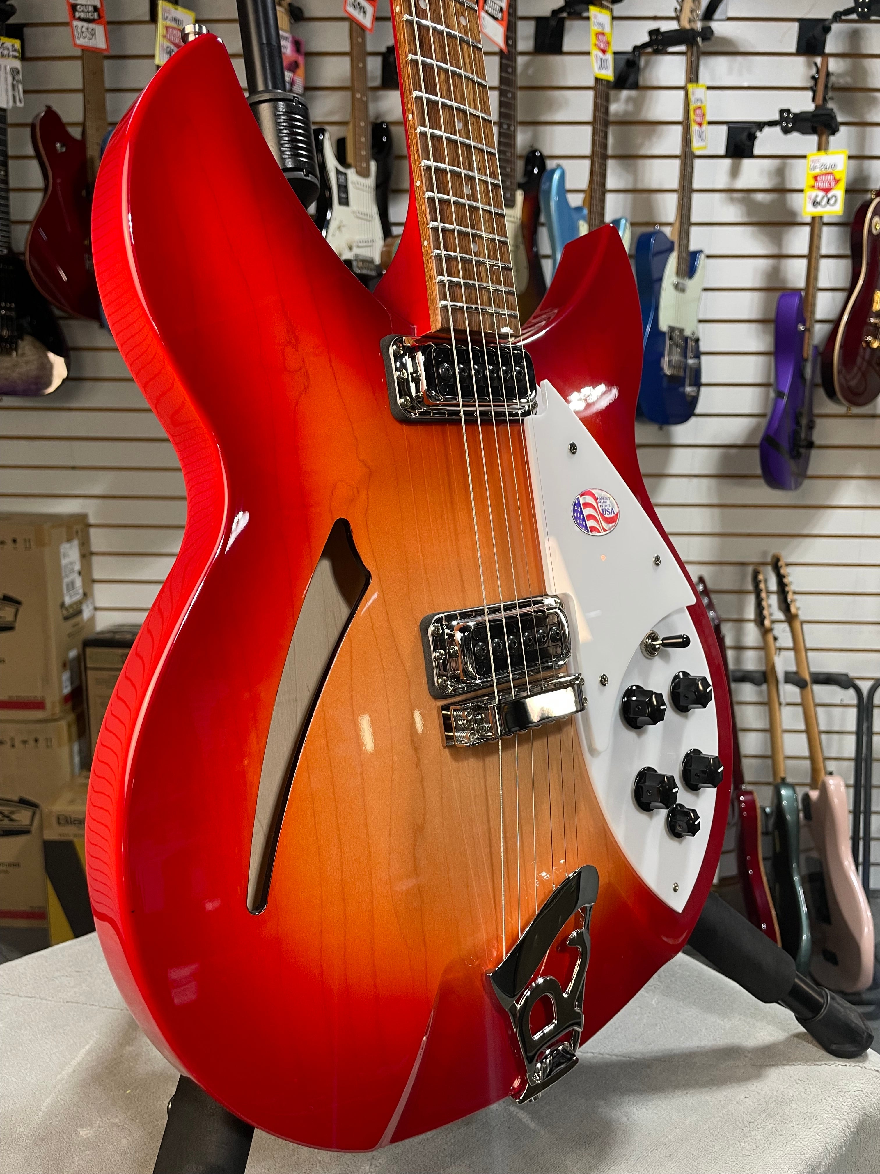 Rickenbacker 330 Electric Guitar - Fireglo w/OHSC #710
