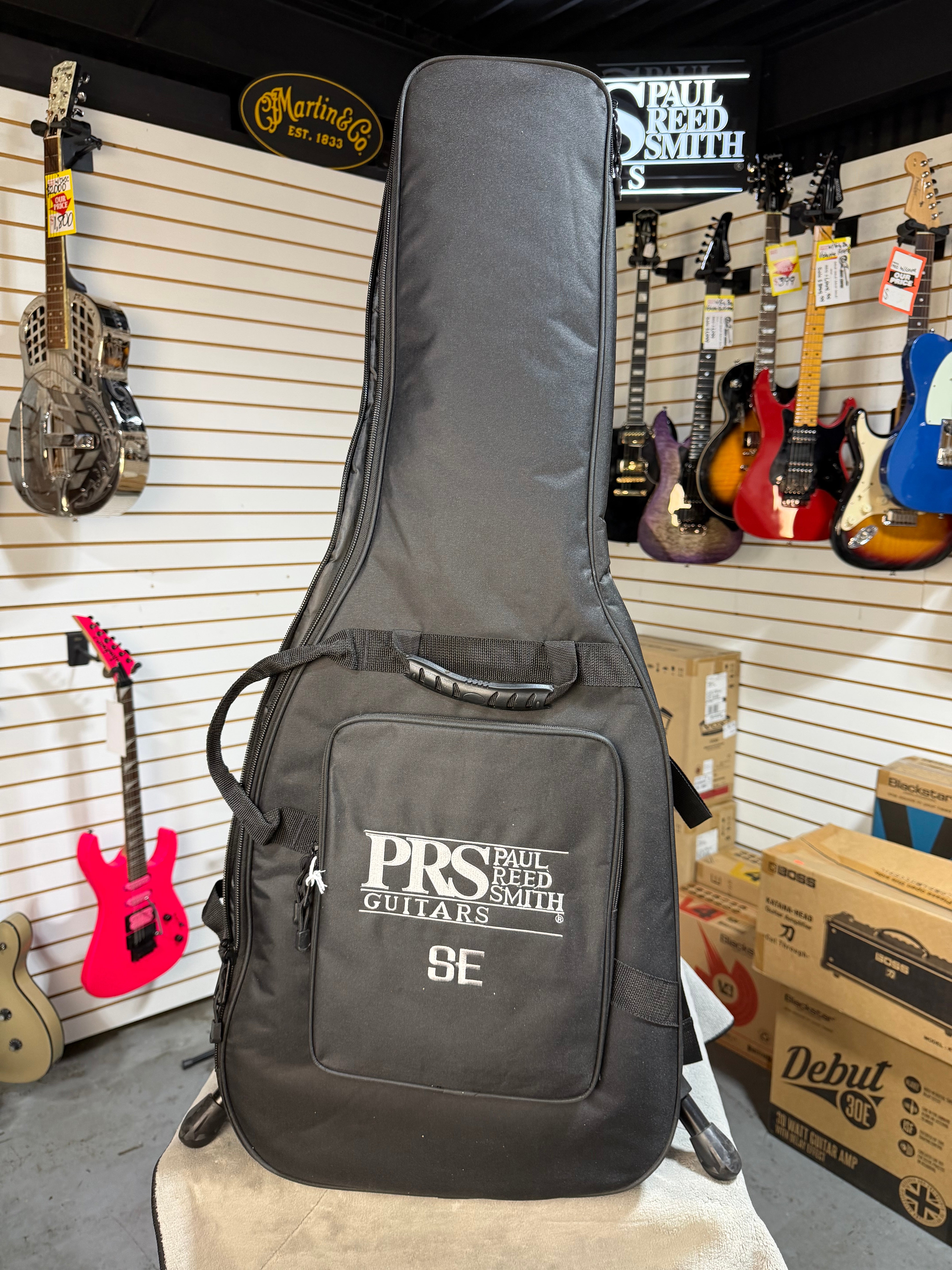 PRS SE Ed Sheeran Signature Hollowbody I Piezo Baritone Pink Ombre