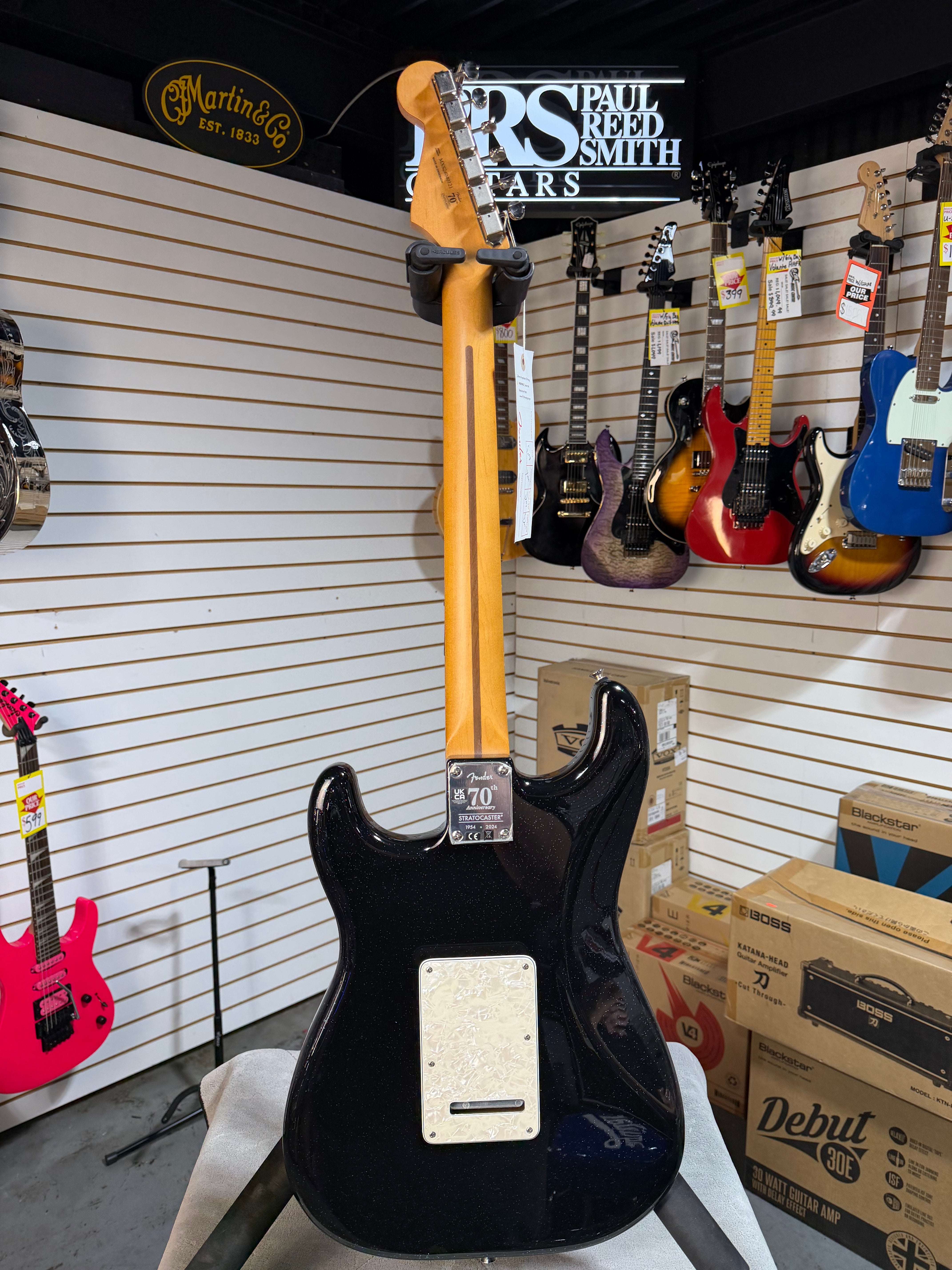 Fender 70th Anniversary Player Stratocaster Nebula Noir