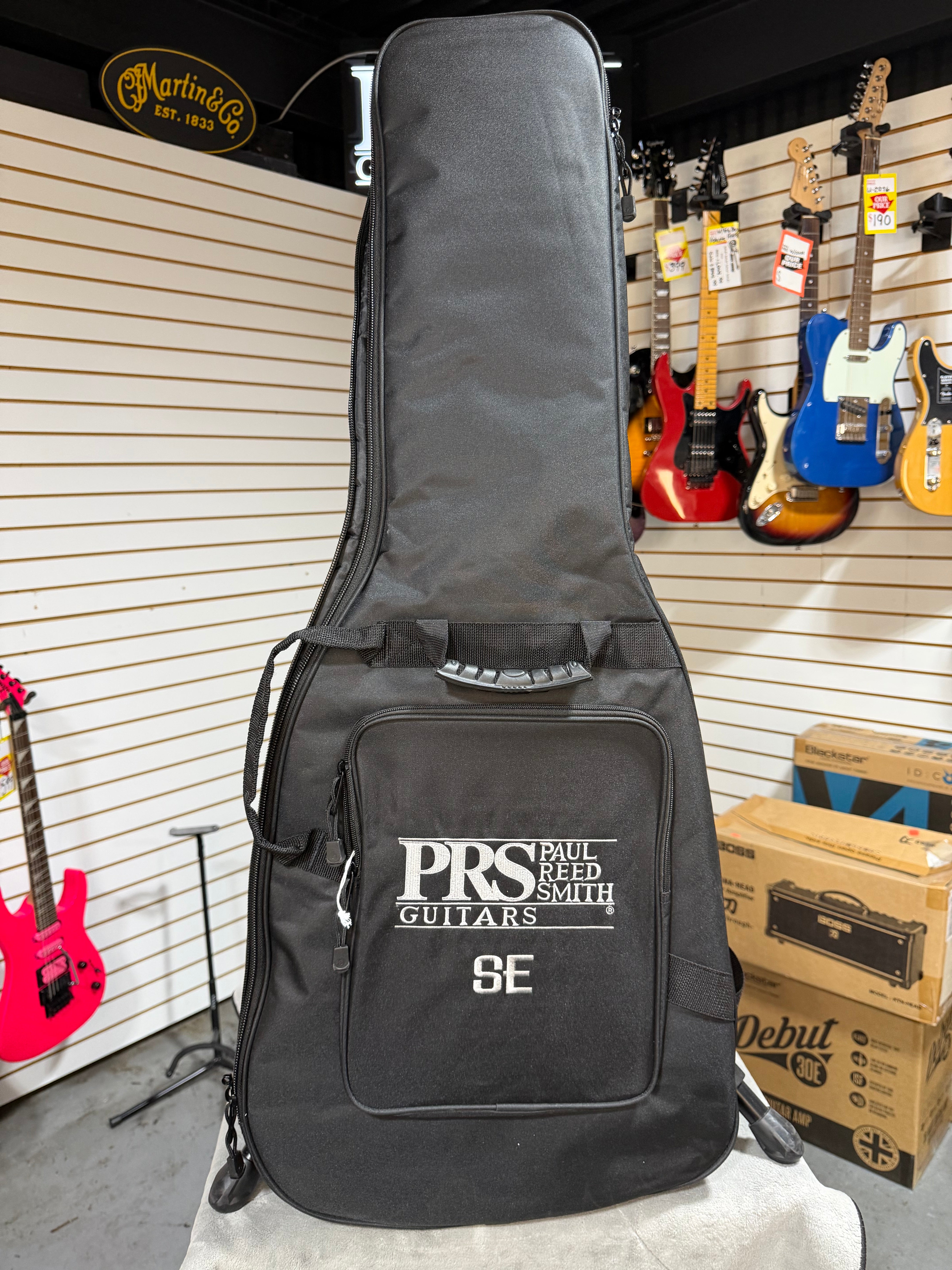 PRS SE Ed Sheeran Signature Hollowbody I Piezo Baritone Orange Tiger Smokeburst