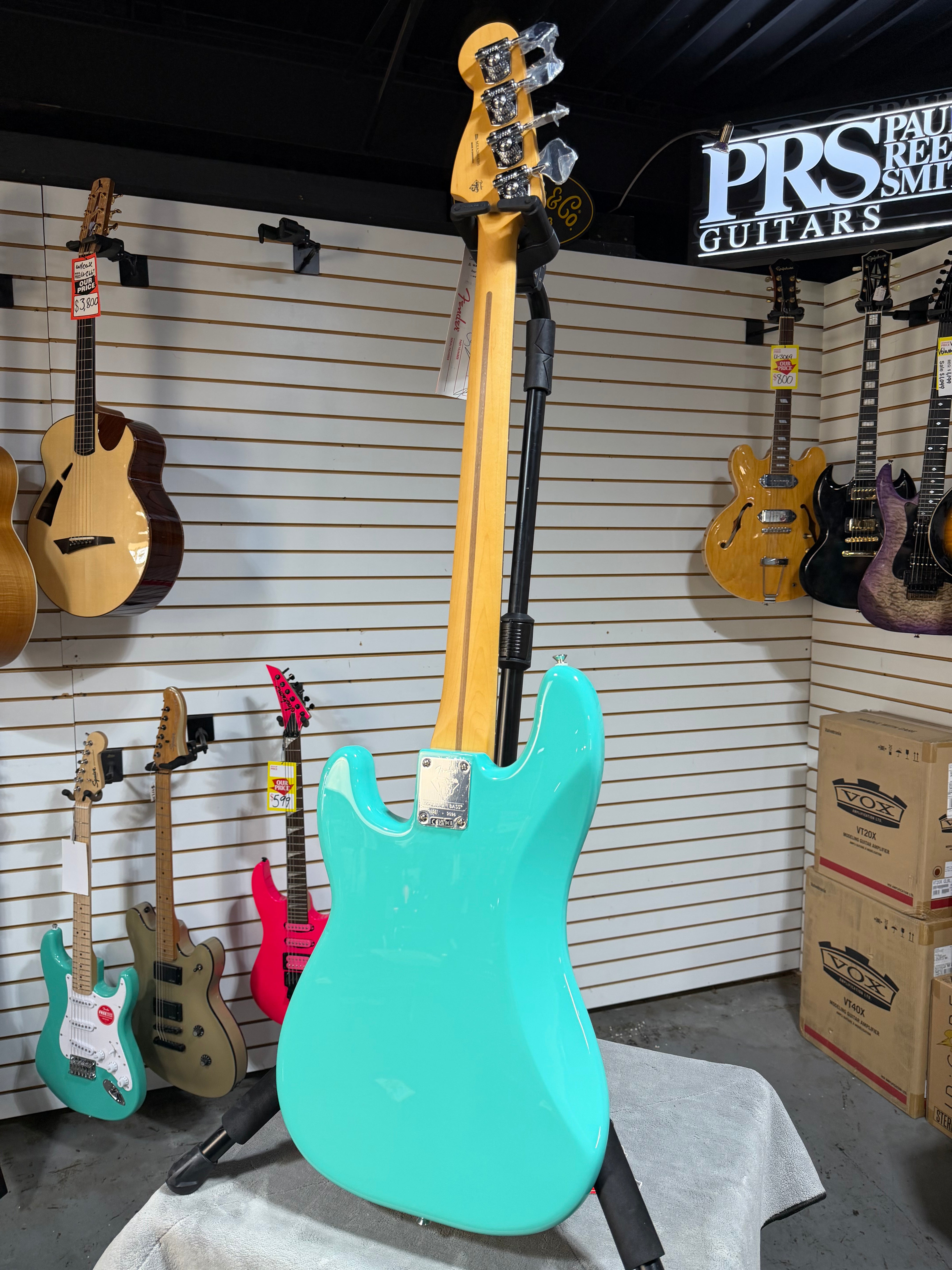 Fender 75th Anniversary Player II Precision Bass Seafoam Green
