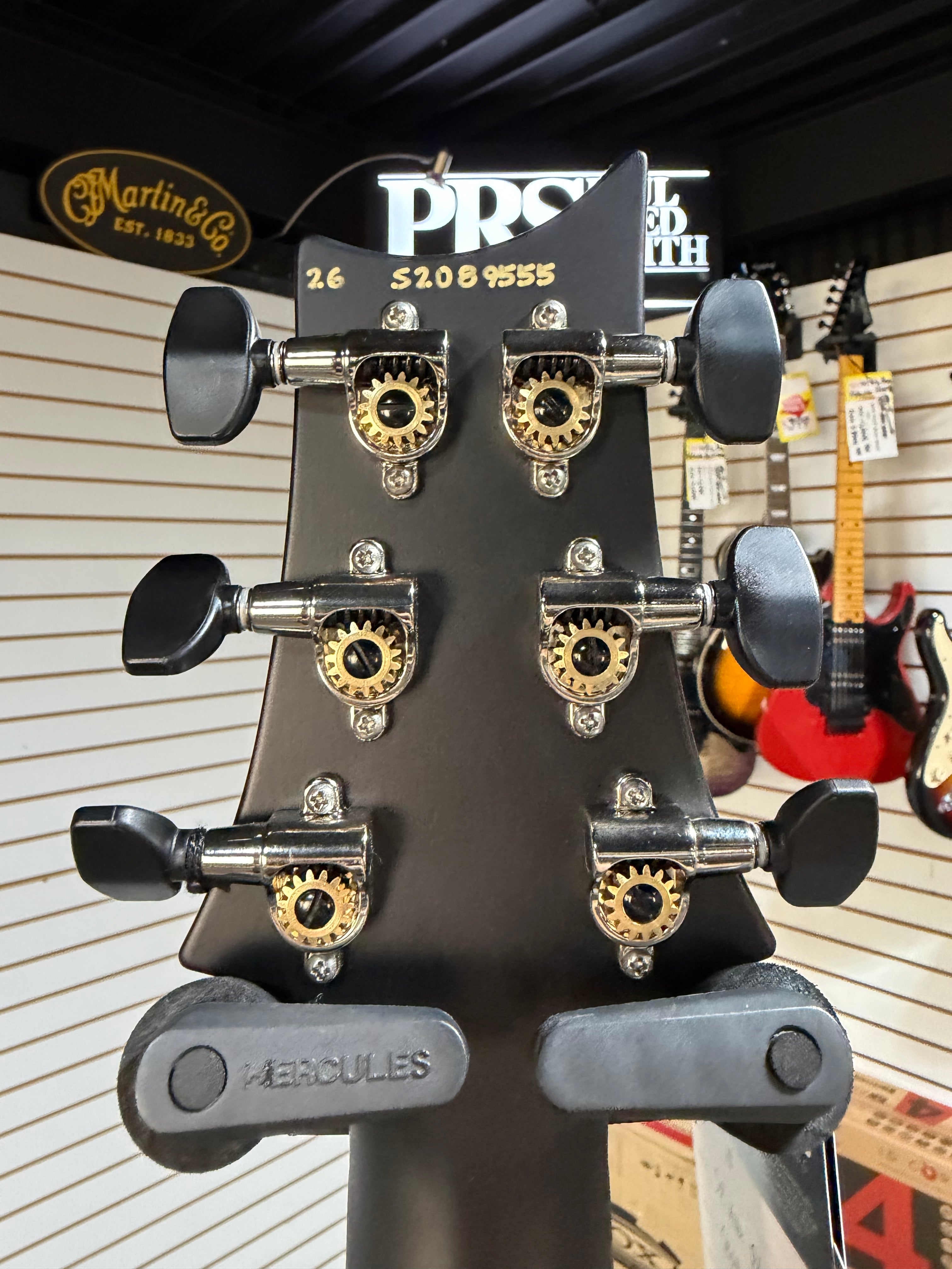PRS S2 Vela Black Limba Natural Smokeburst