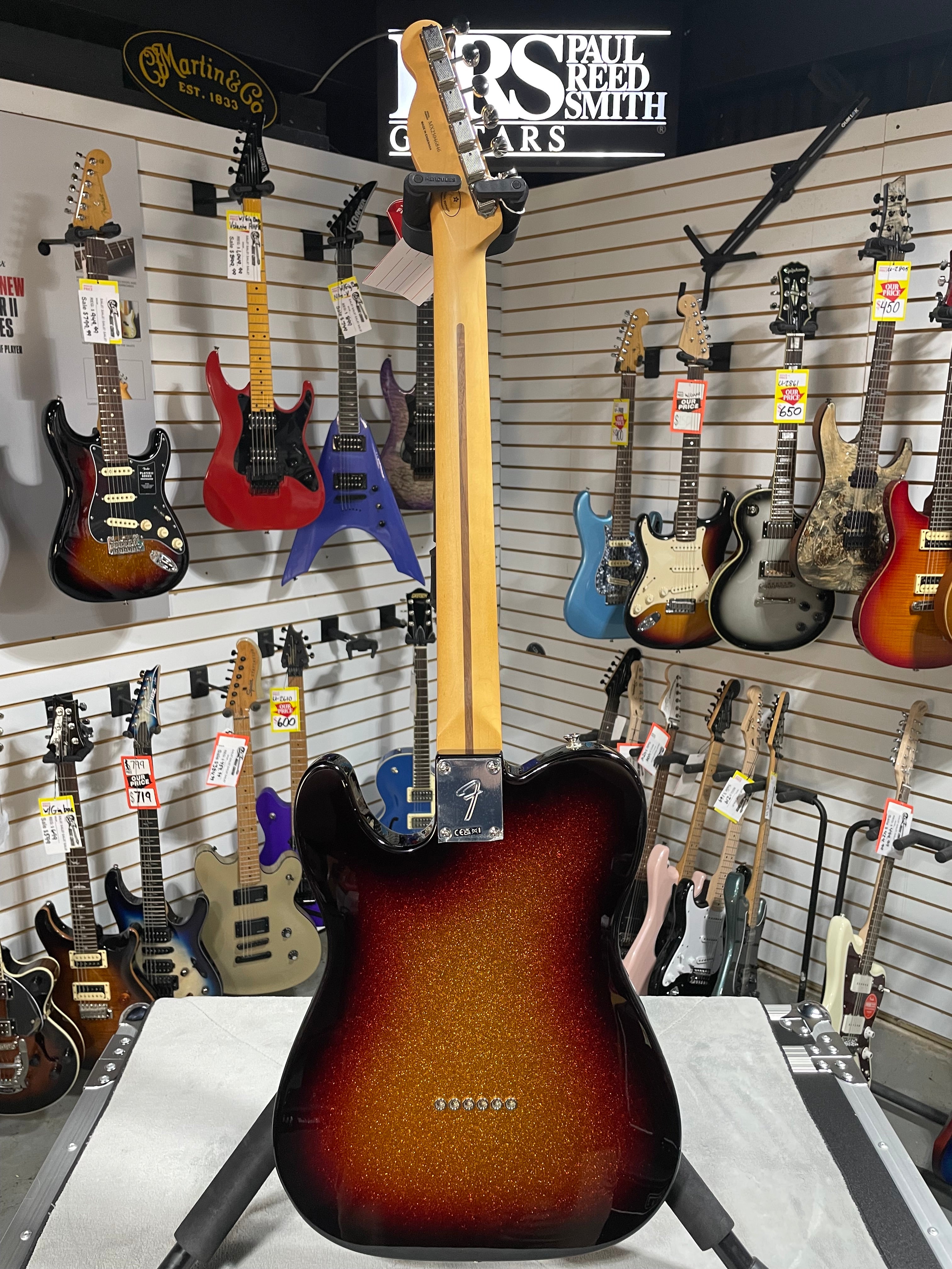 Player II Telecaster Electric Guitar - Limited-edition Sparkle 3-color Sunburst #846 GET PLEK'D!
