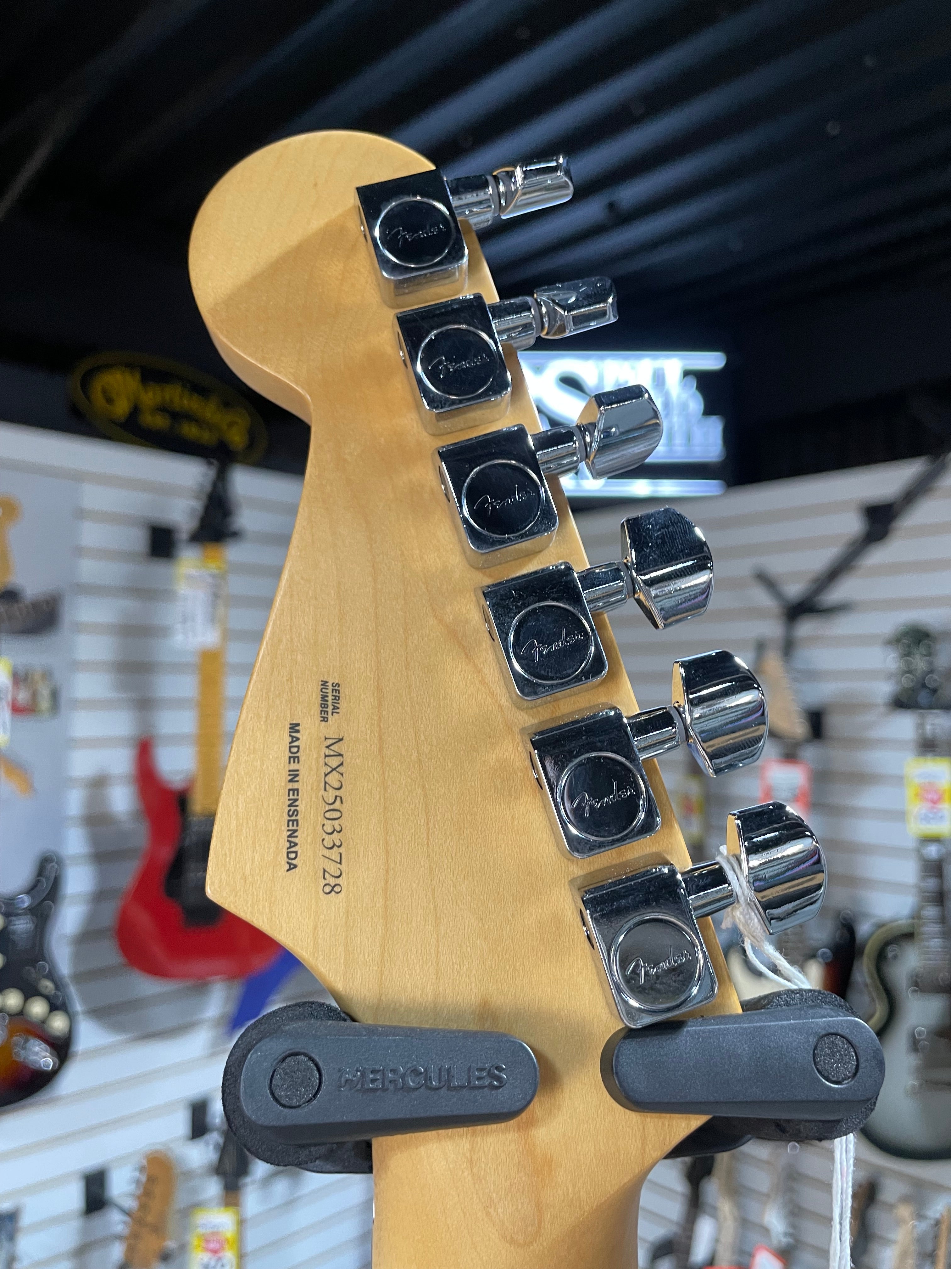 Player II Modified Stratocaster HSS Floyd Rose Electric Guitar - 3-tone Sunburst, Rosewood Fingerboard #728 GET PLEK'D!