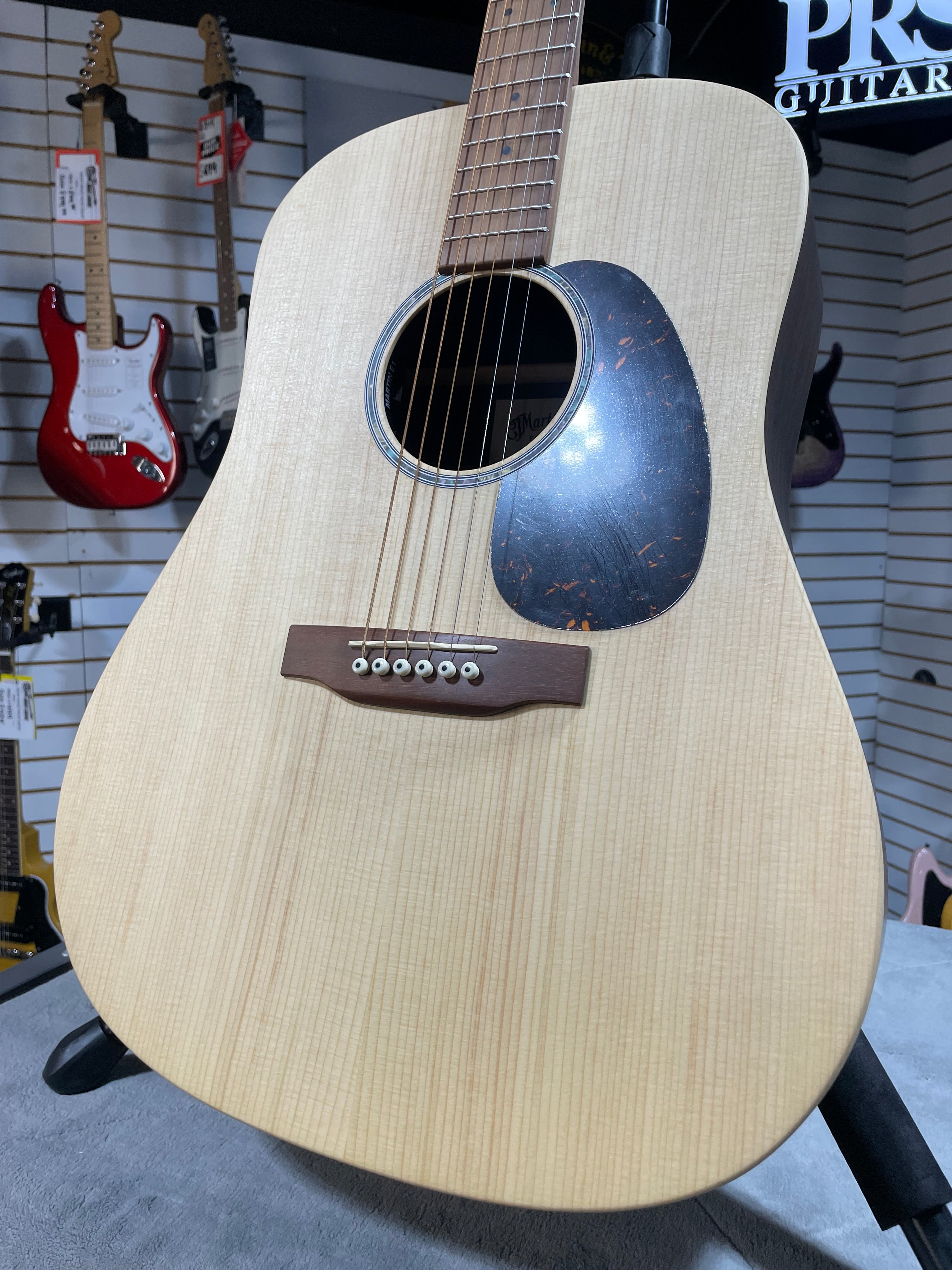 Martin D-X2E Dreadnought Acoustic-Electric Guitar - Brazilian Rosewood Pattern w/Gig Bag & PLEK*D #102