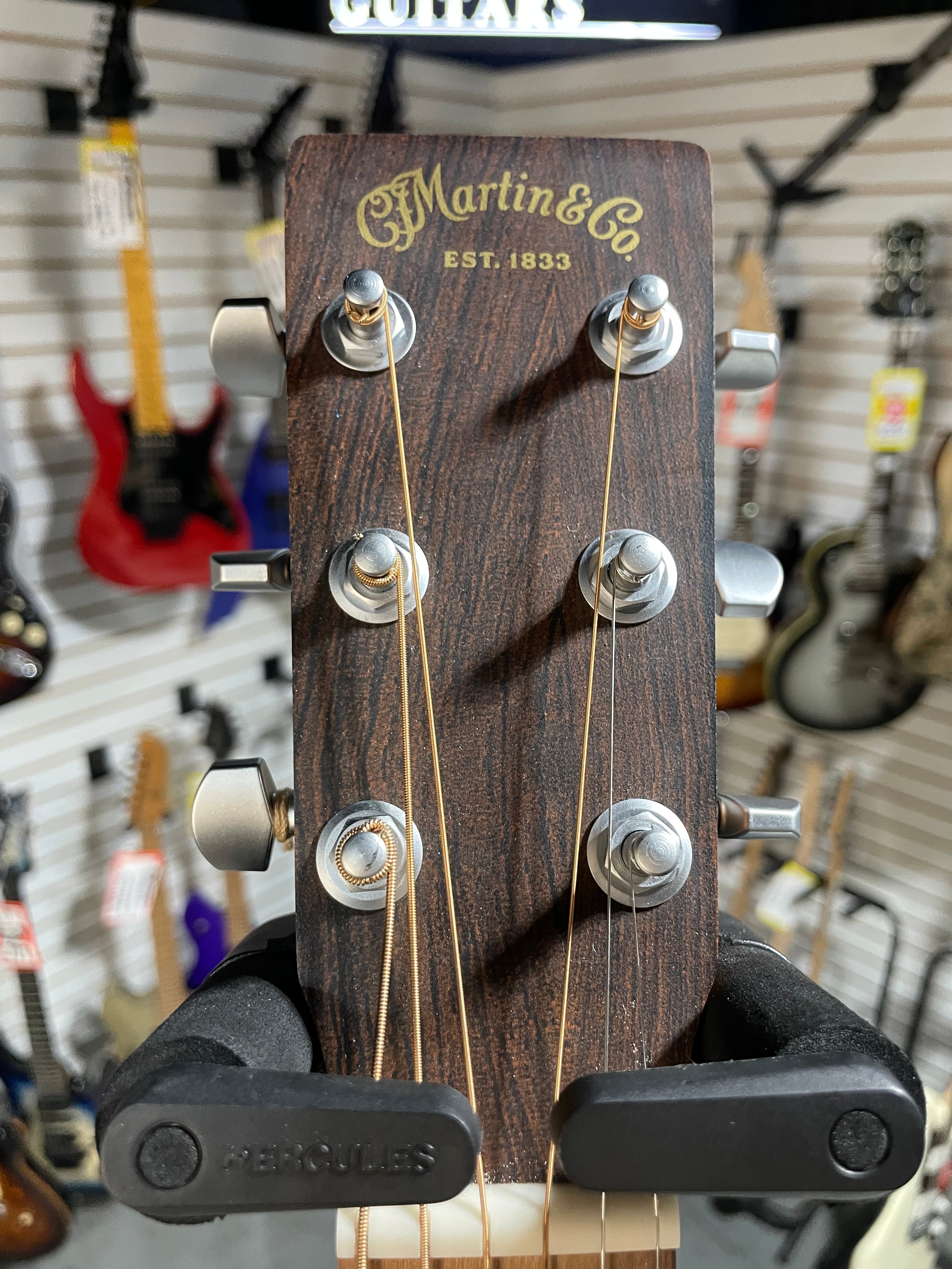 Martin D-X2E Dreadnought Acoustic-Electric Guitar - Brazilian Rosewood Pattern w/Gig Bag & PLEK*D #102