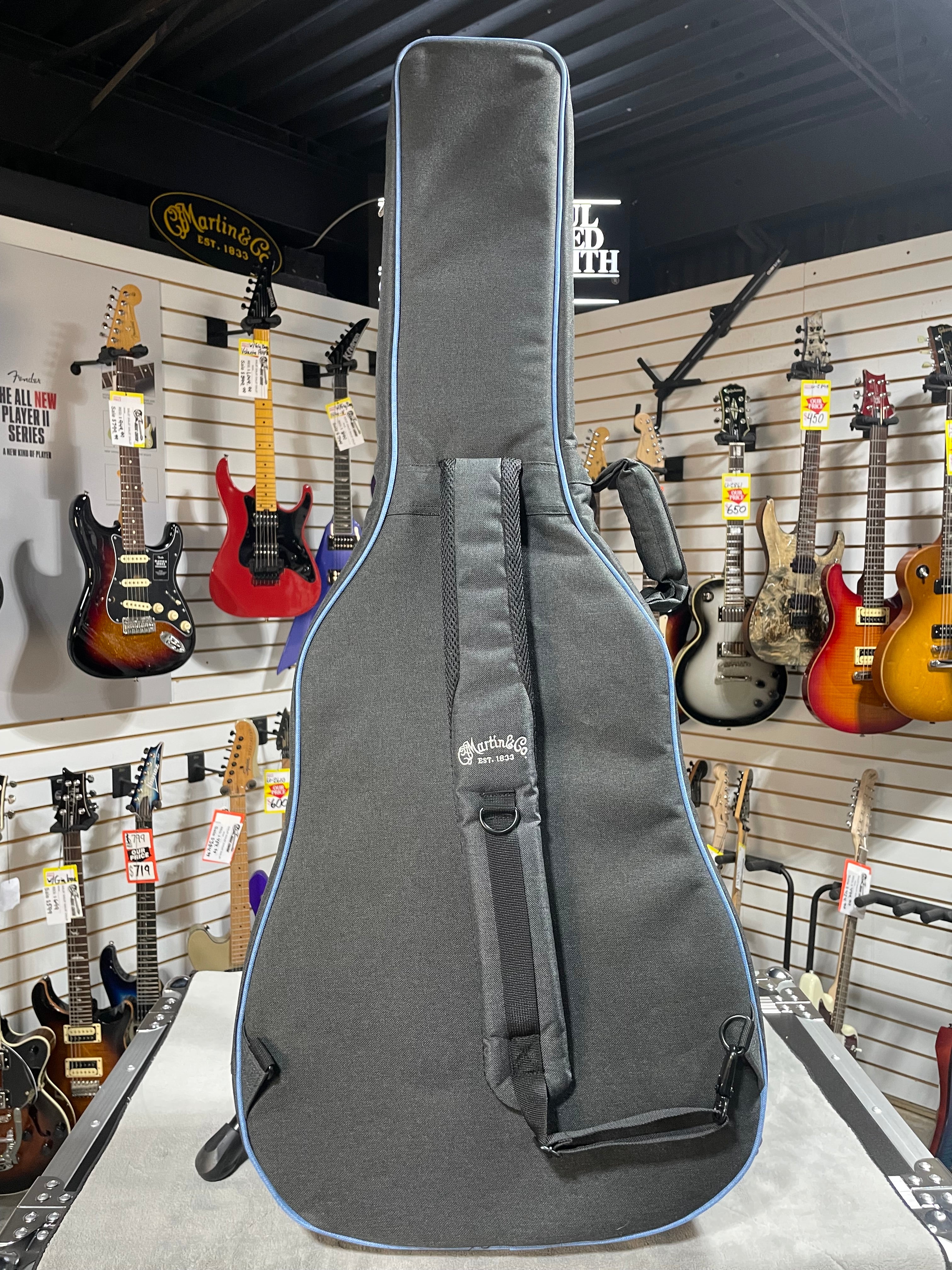 Martin D-X2E Dreadnought Acoustic-Electric Guitar - Brazilian Rosewood Pattern w/Gig Bag & PLEK*D #102