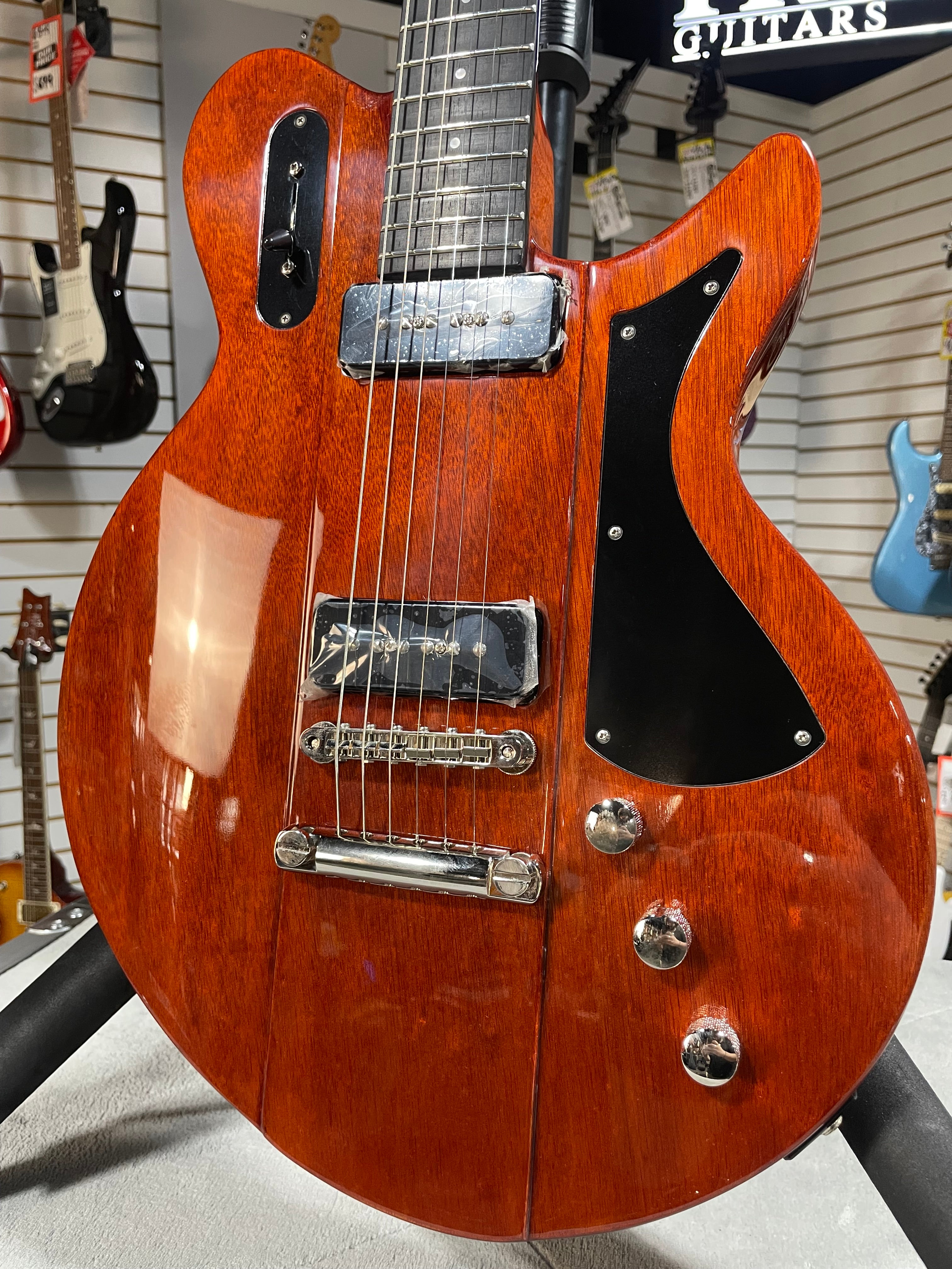 Juliet P-90 Electric Guitar - Vintage Red #275 GET PLEK'D!