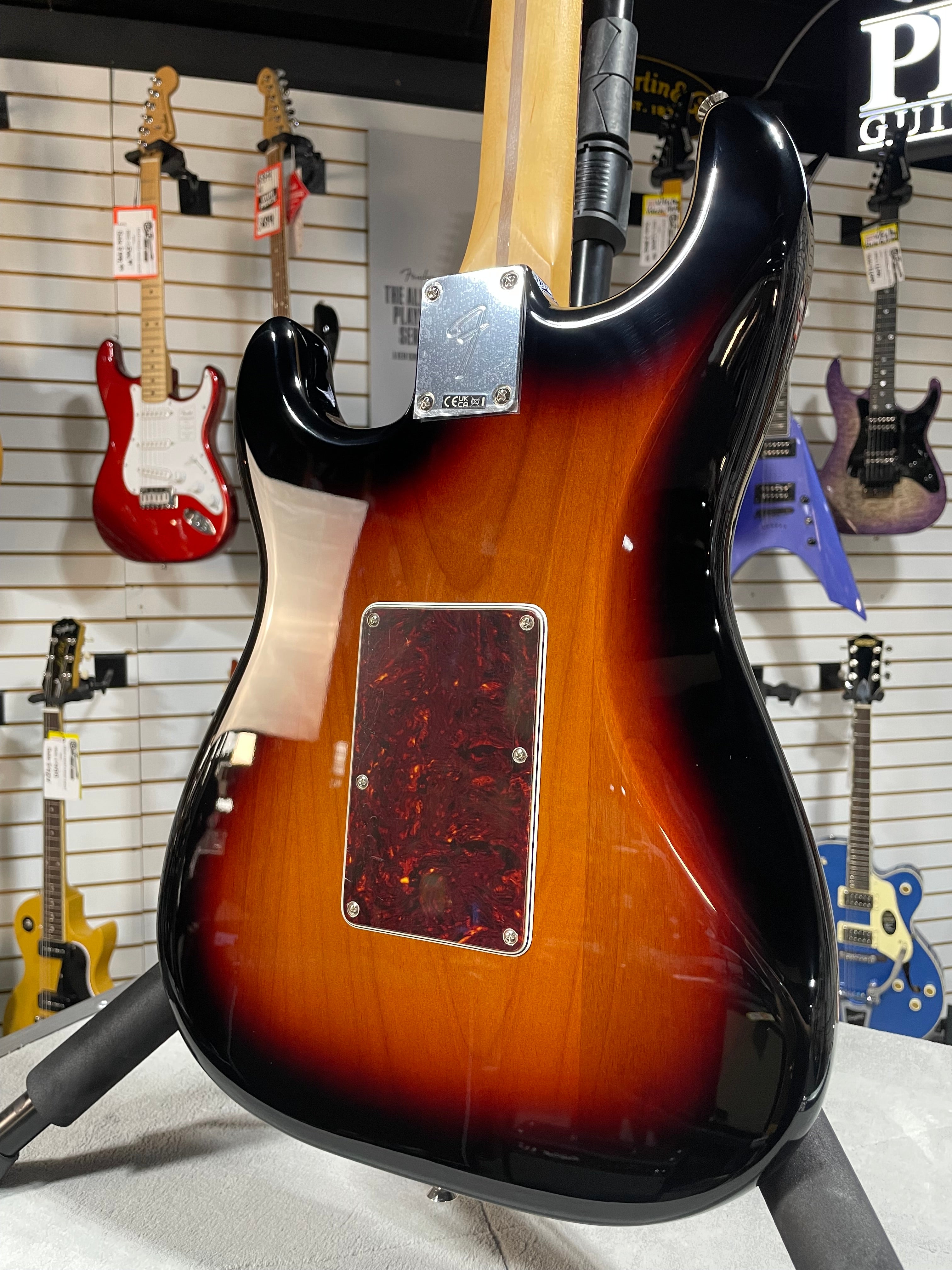 Player II Modified Stratocaster HSS Floyd Rose Electric Guitar - 3-tone Sunburst, Rosewood Fingerboard #728 GET PLEK'D!