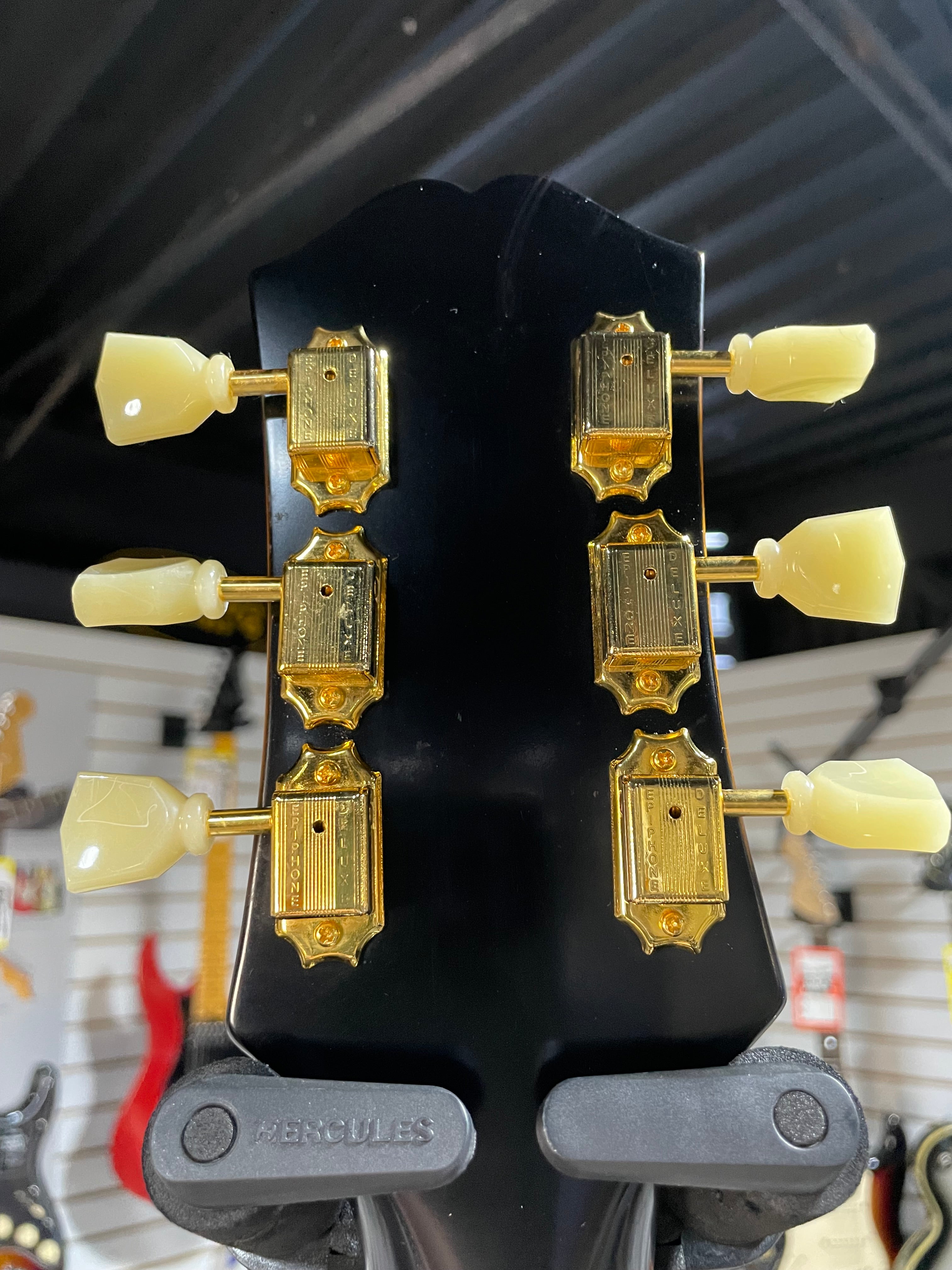 Epiphone J-200 Acoustic Guitar - Aged Vintage Sunburst Gloss w/OHSC & PLEK*D #570