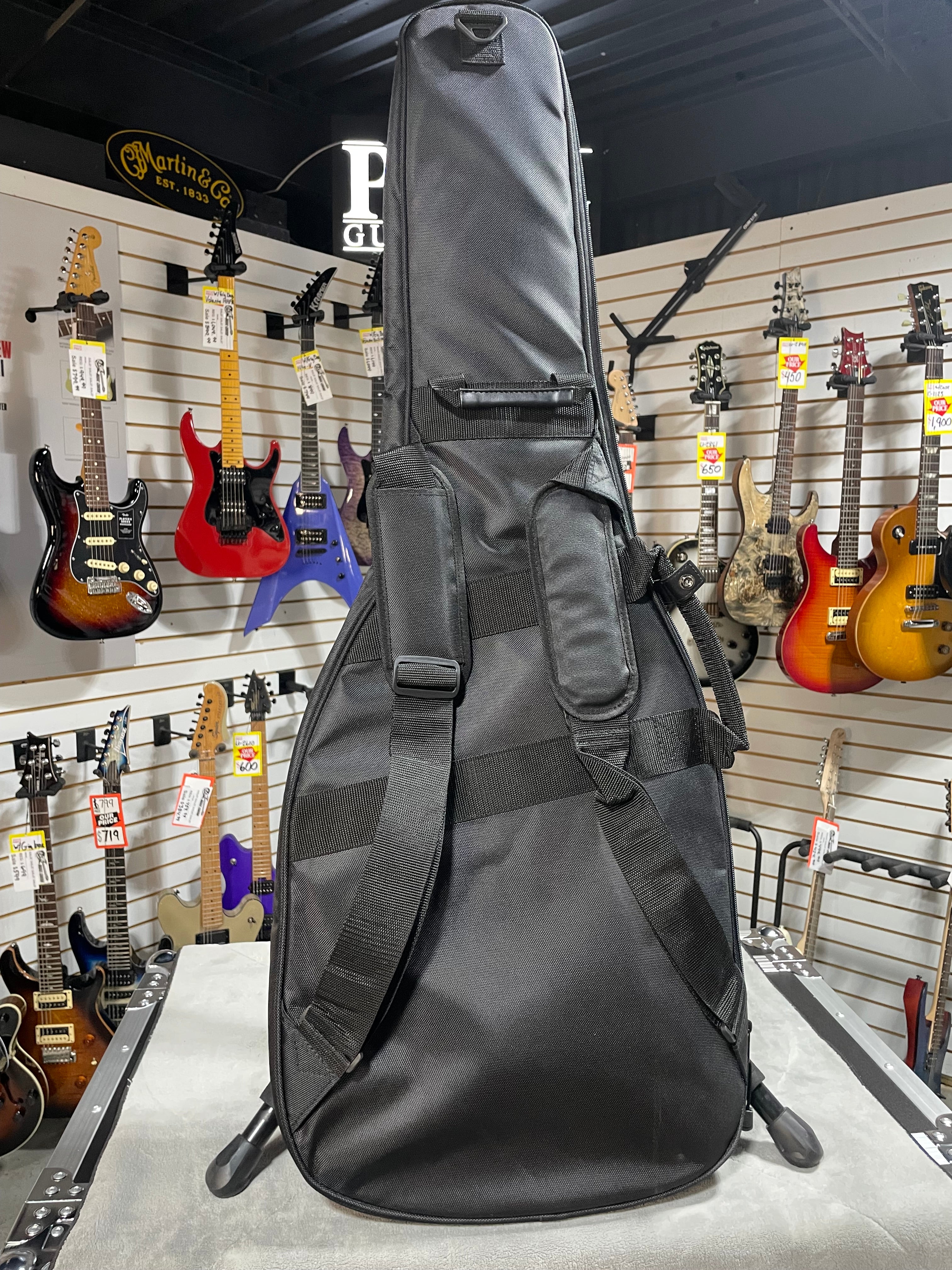 Bass Workshop EHB5MSBSP 5-string Multi-scale Bass Guitar - Midnight Arctic Ocean Matte #997