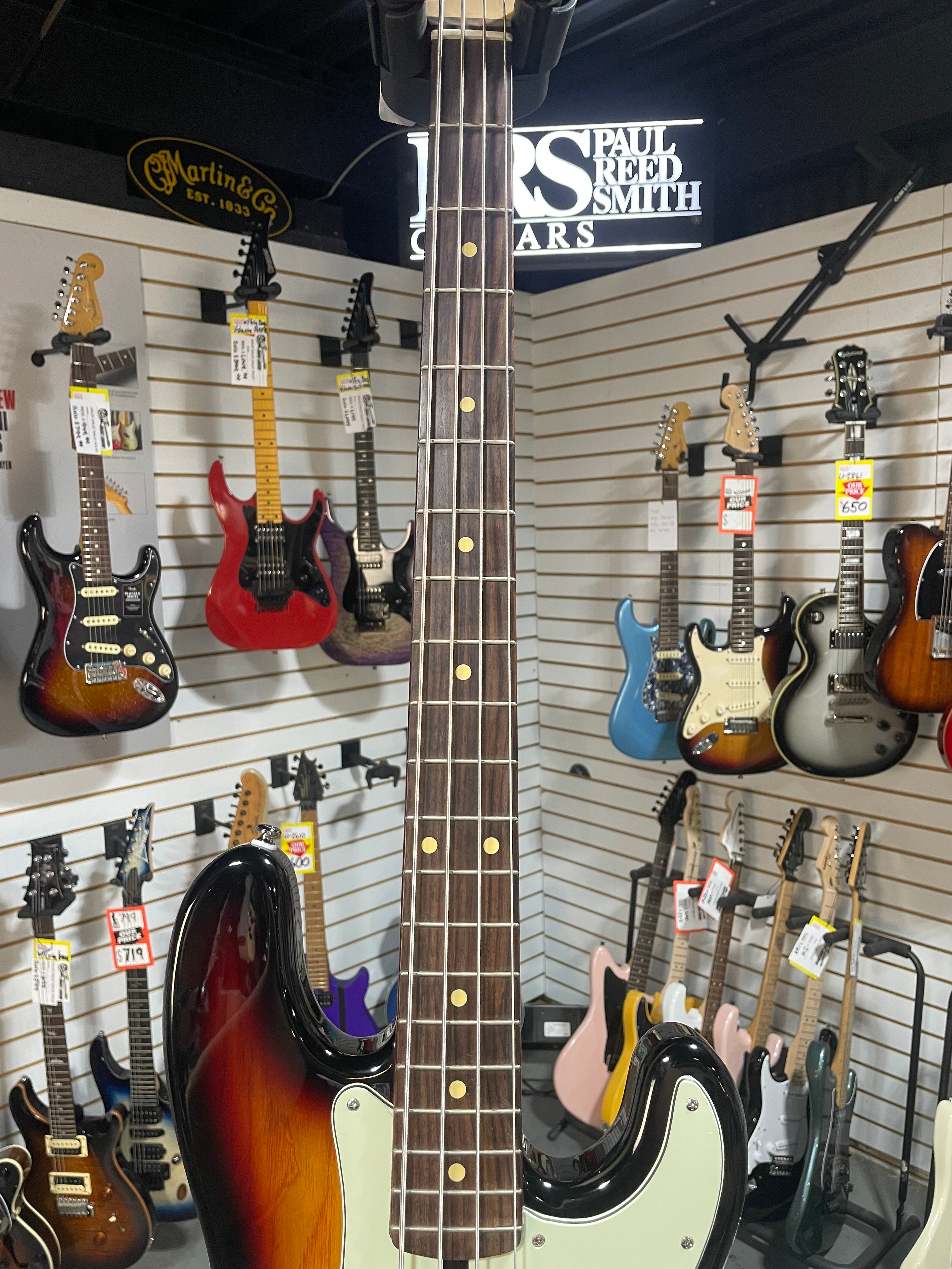 Lakland Skyline P style Vintage Bass 3 Tone Sunburst