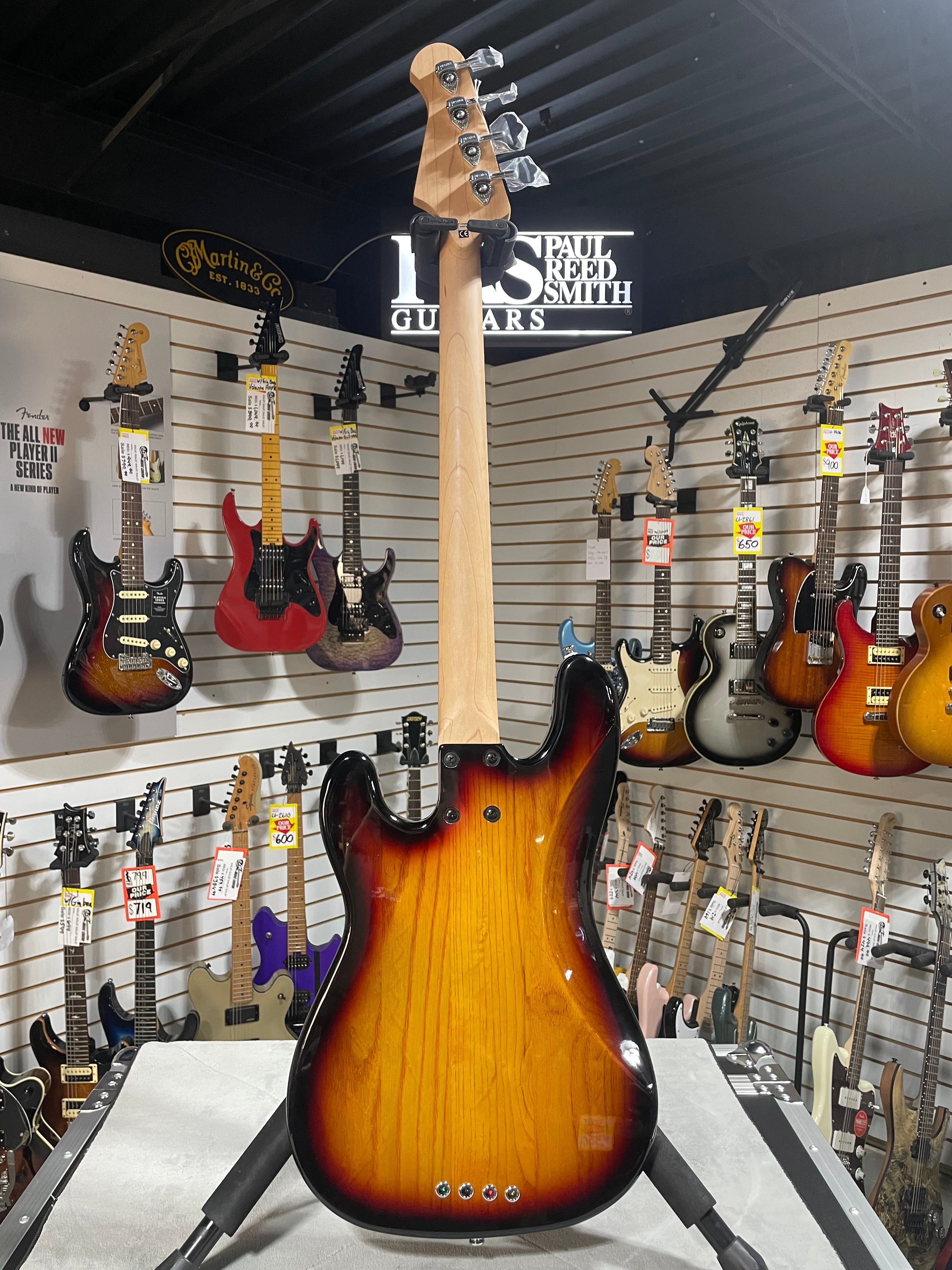 Lakland Skyline P style Vintage Bass 3 Tone Sunburst