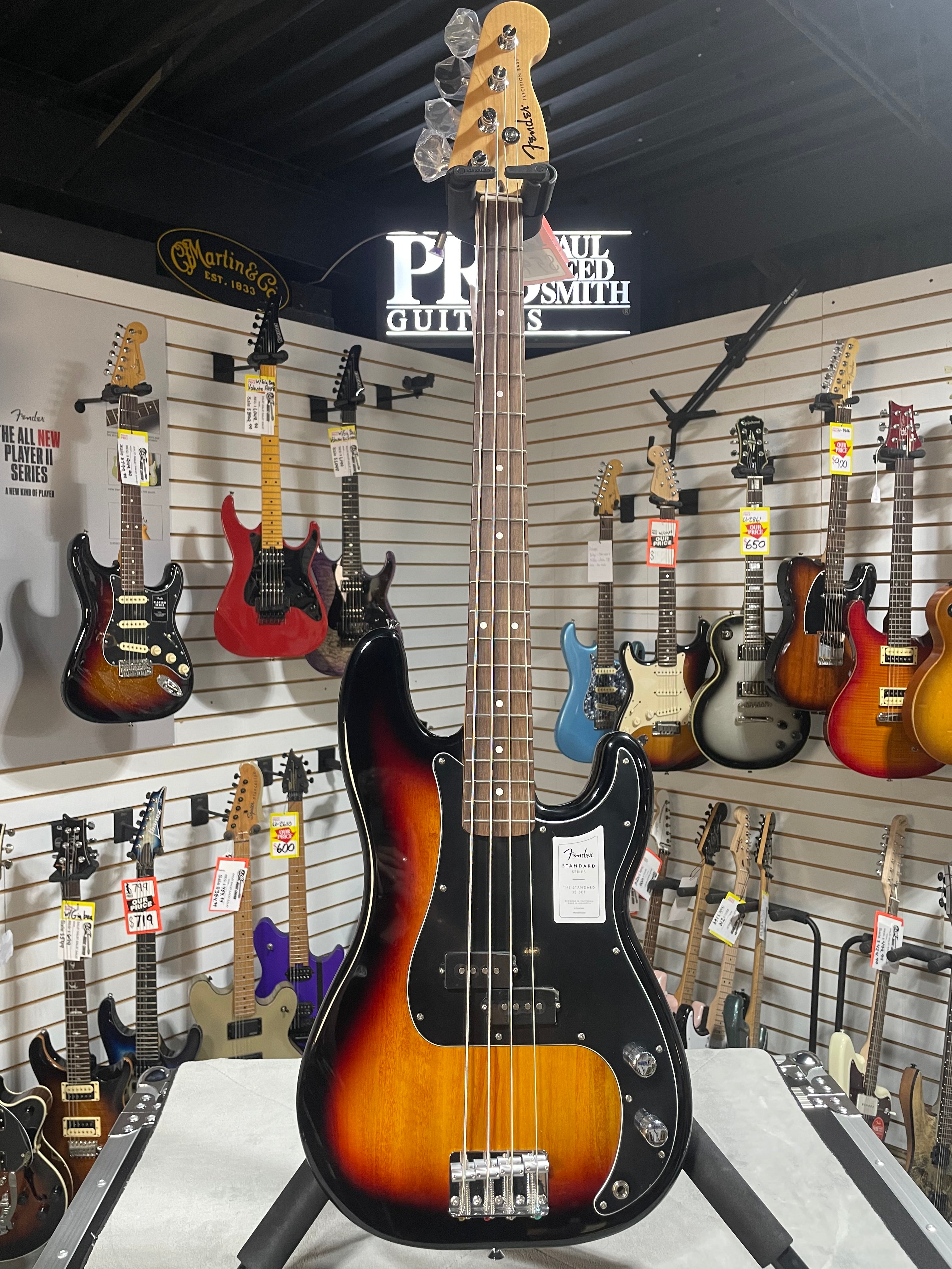 Standard Precision Bass - 3-color Sunburst, Laurel Fingerboard #796 GET PLEK'D!