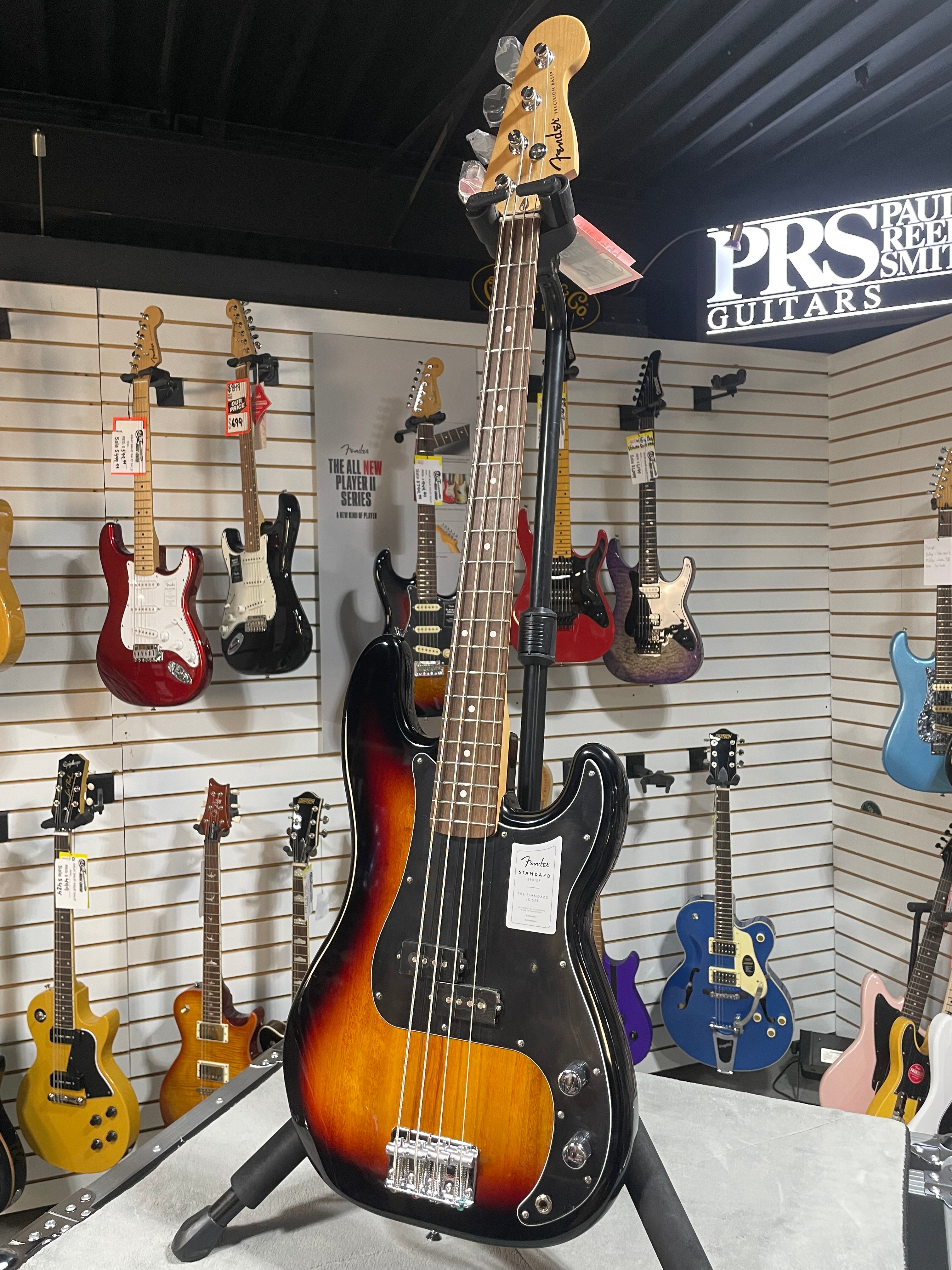 Standard Precision Bass - 3-color Sunburst, Laurel Fingerboard #796 GET PLEK'D!