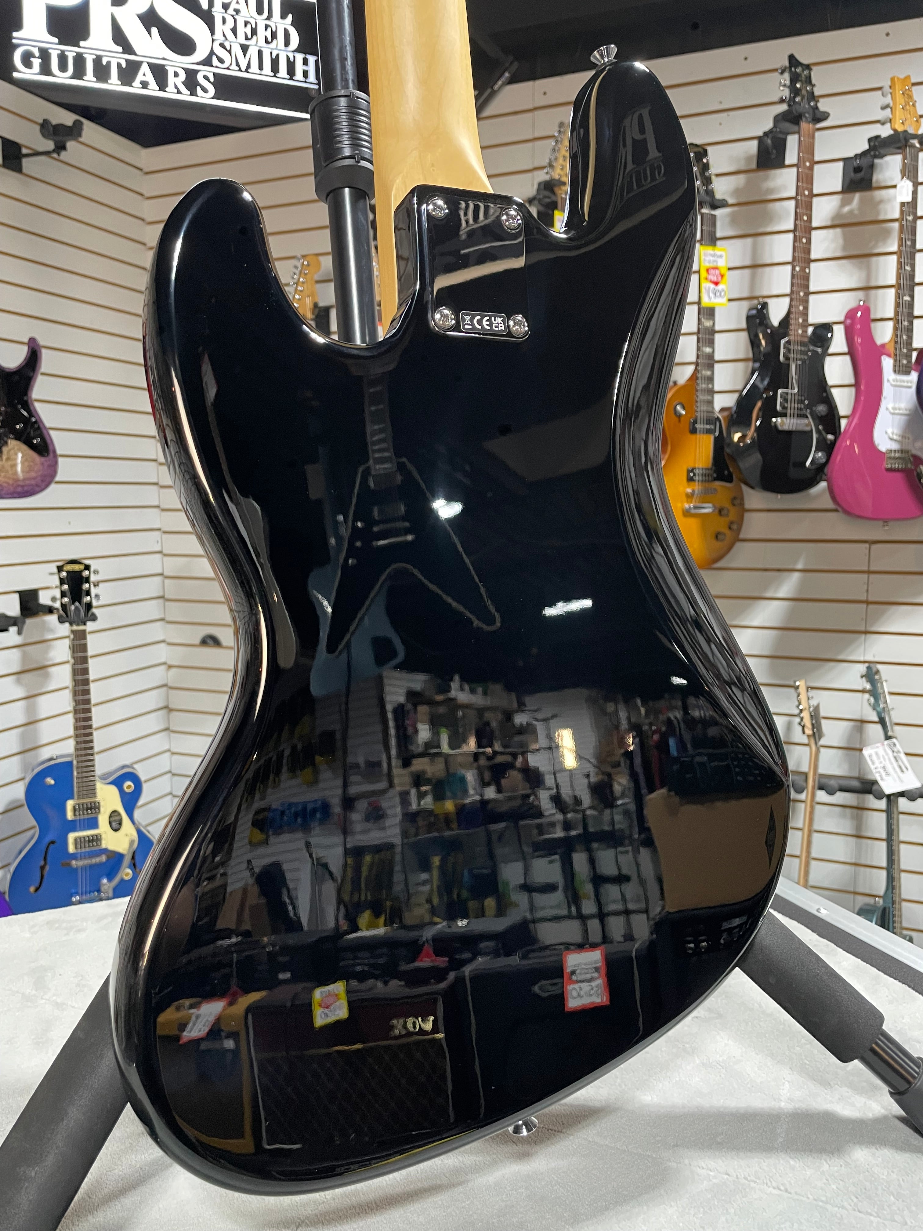 Fender Standard Jazz Bass - Black, Maple Fingerboard #626 GET PLEK'D!