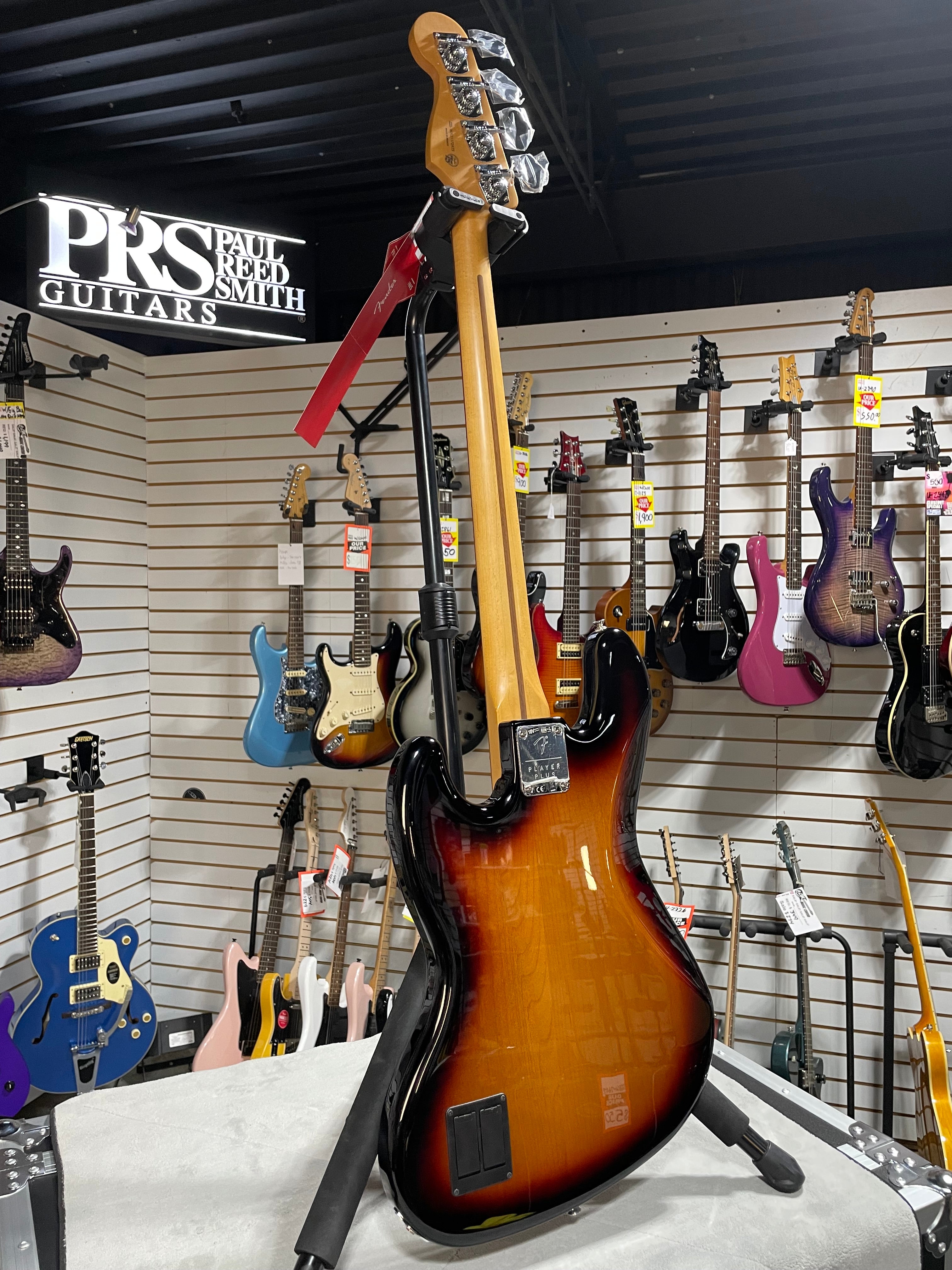 Player Plus Active Jazz Bass - 3-Tone Sunburst w/Pau Ferro Fretboard #475 GET PLEK'D!