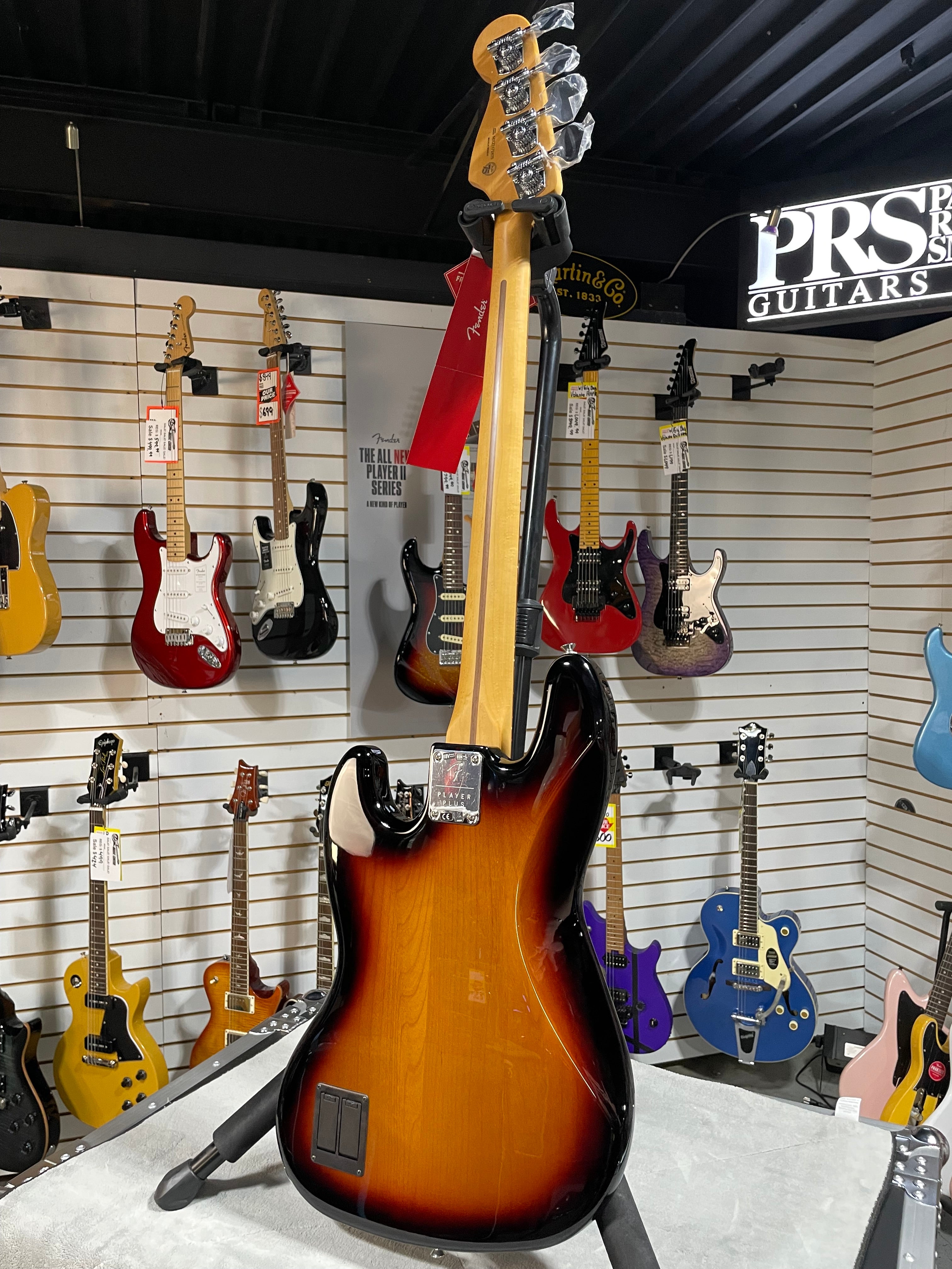 Player Plus Active Jazz Bass - 3-Tone Sunburst w/Pau Ferro Fretboard #475 GET PLEK'D!