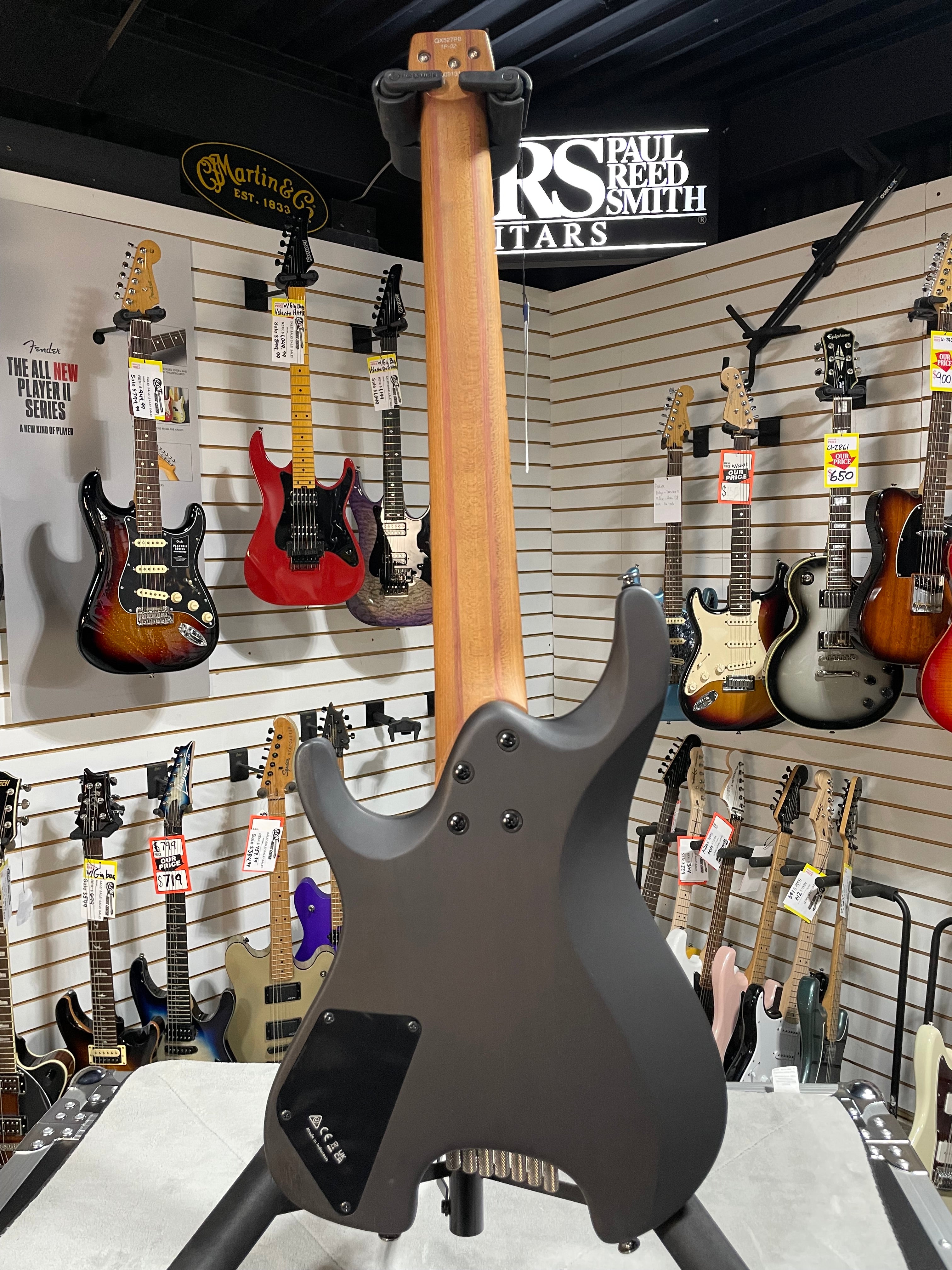 QX527PB 7-string Electric Guitar - Antique Brown Stain #144