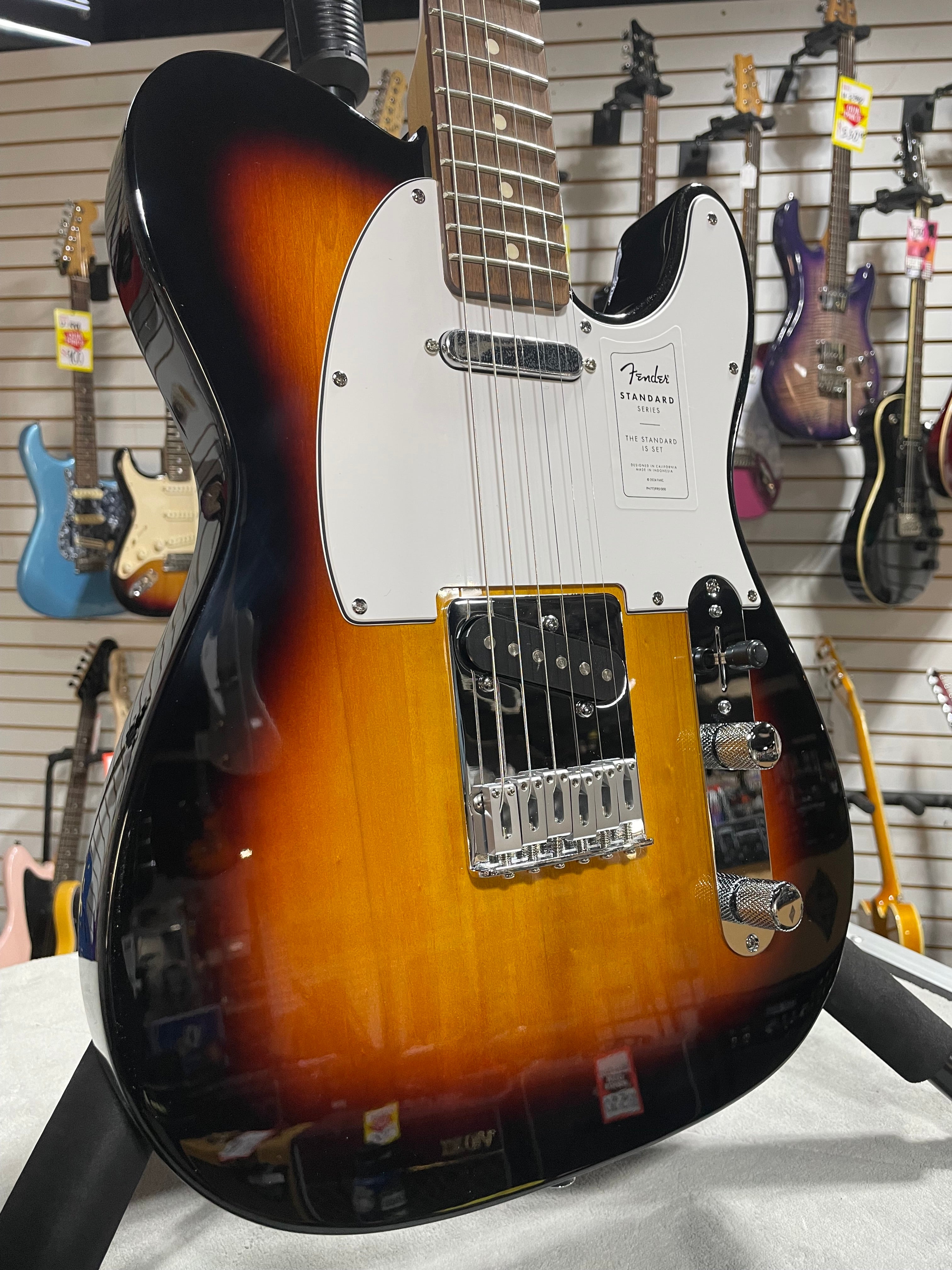 Standard Telecaster Electric Guitar - 3-color Sunburst #196 GET PLEK'D!