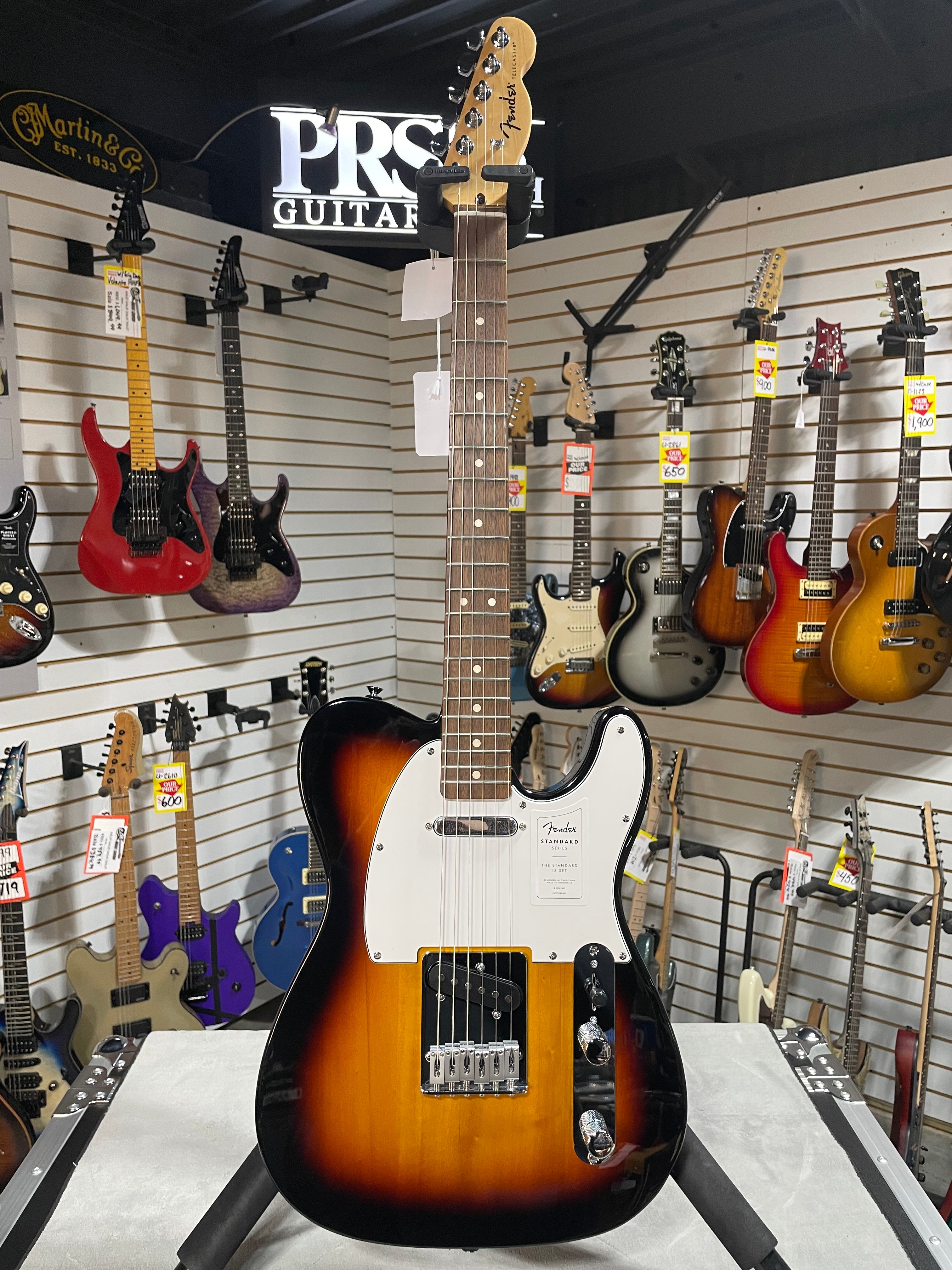 Standard Telecaster Electric Guitar - 3-color Sunburst #196 GET PLEK'D!