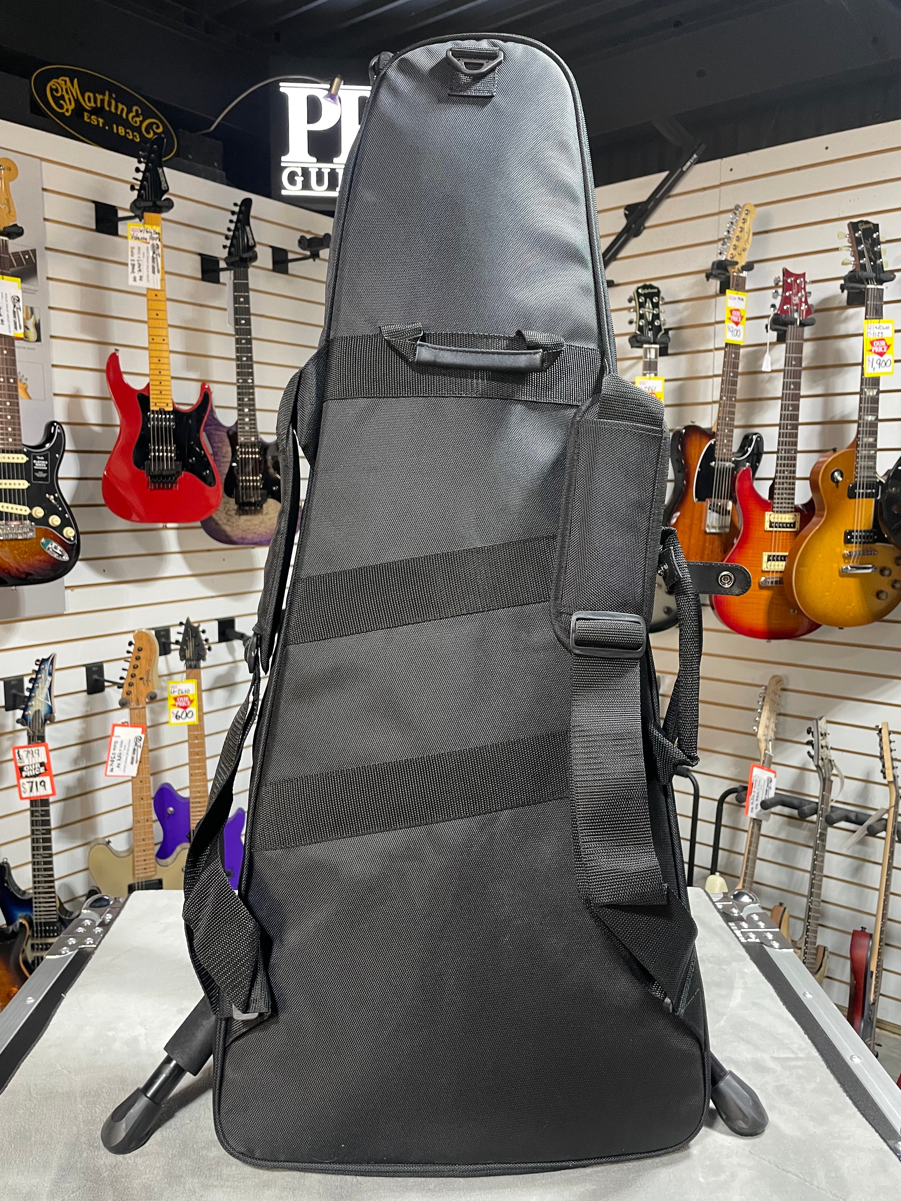 Q54 Quest Series Solidbody Electric Guitar - Black Flat #437 GET PLEK'D!