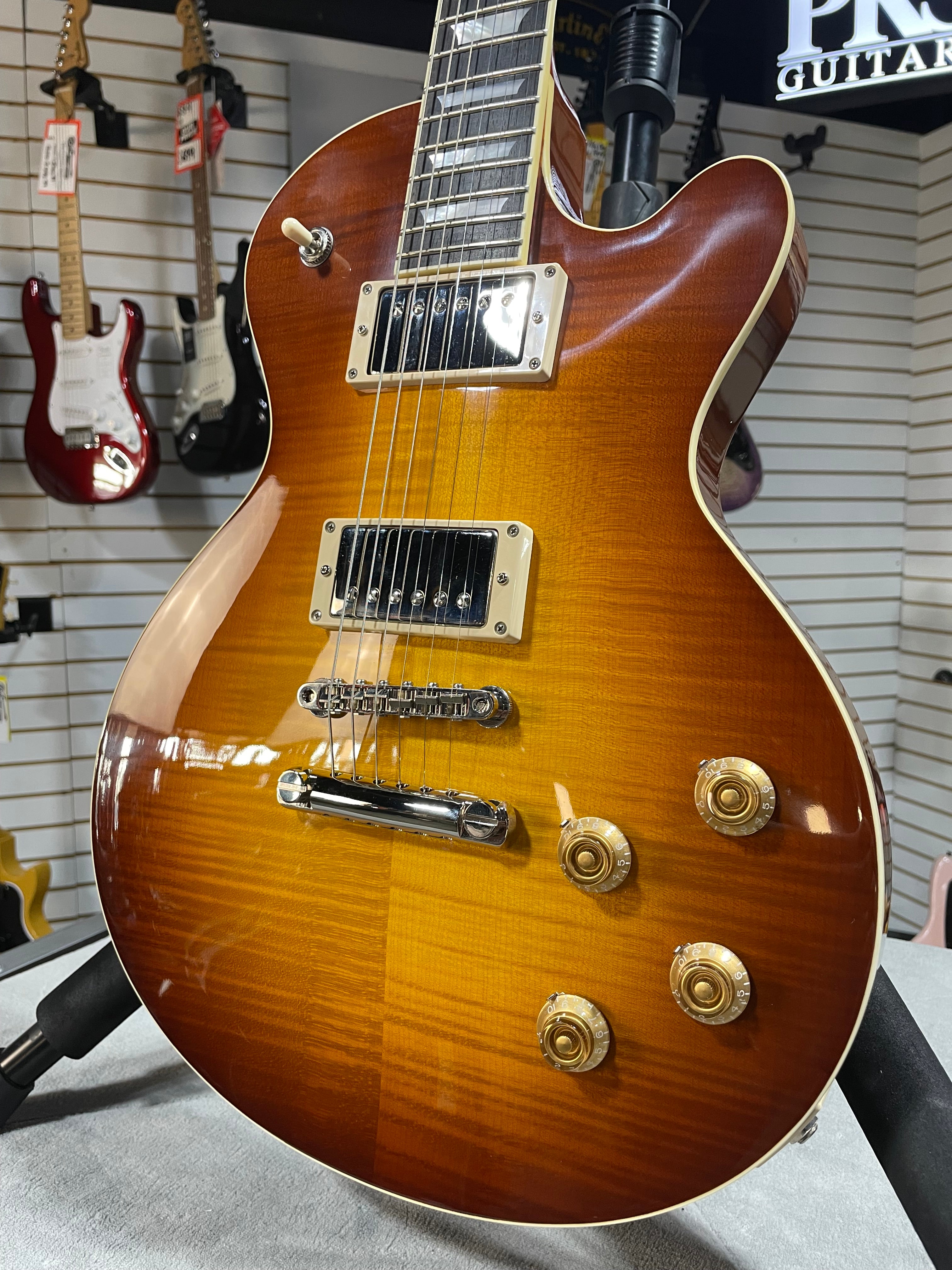 Eastman SB59-GB Electric Guitar - Goldburst w/OHSC & PLEK*D #309