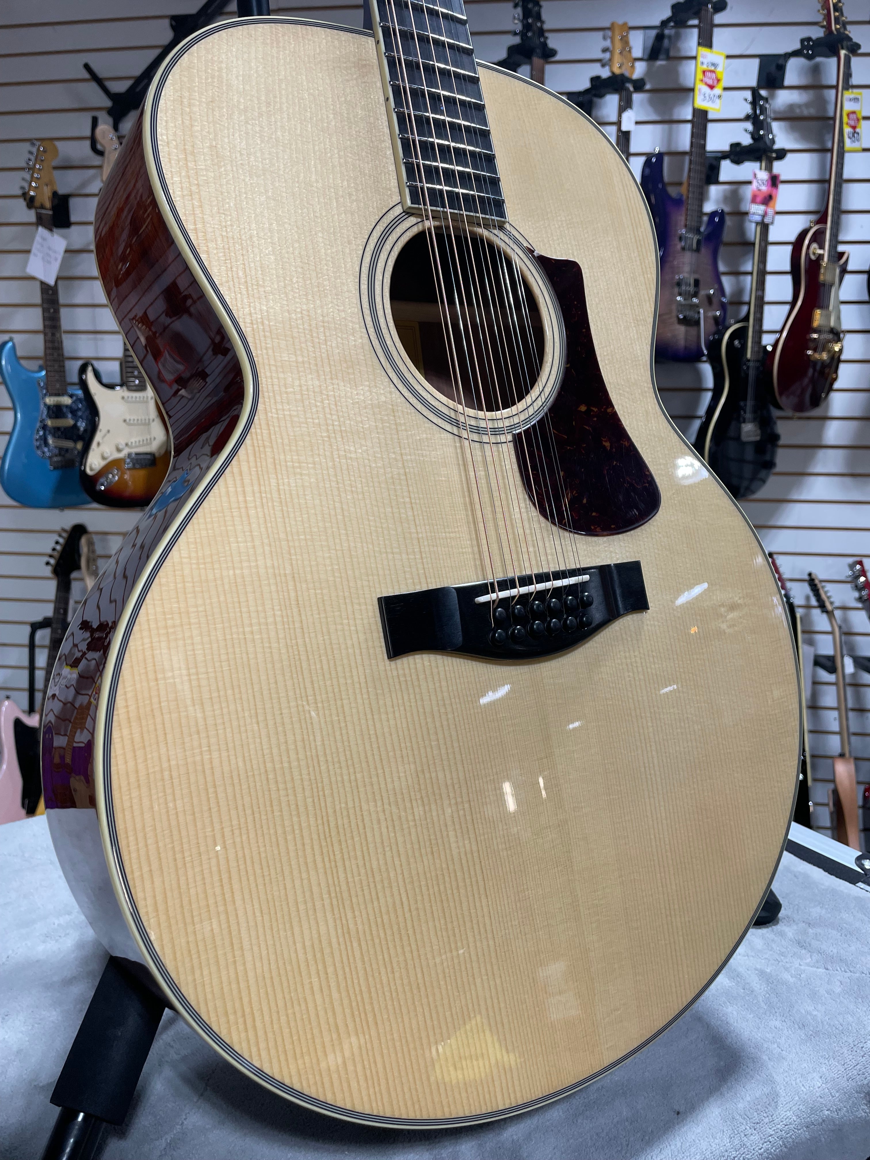 Eastman AC330E-12 String Acoustic Guitar - Natural w/OHSC & PLEK*D #298