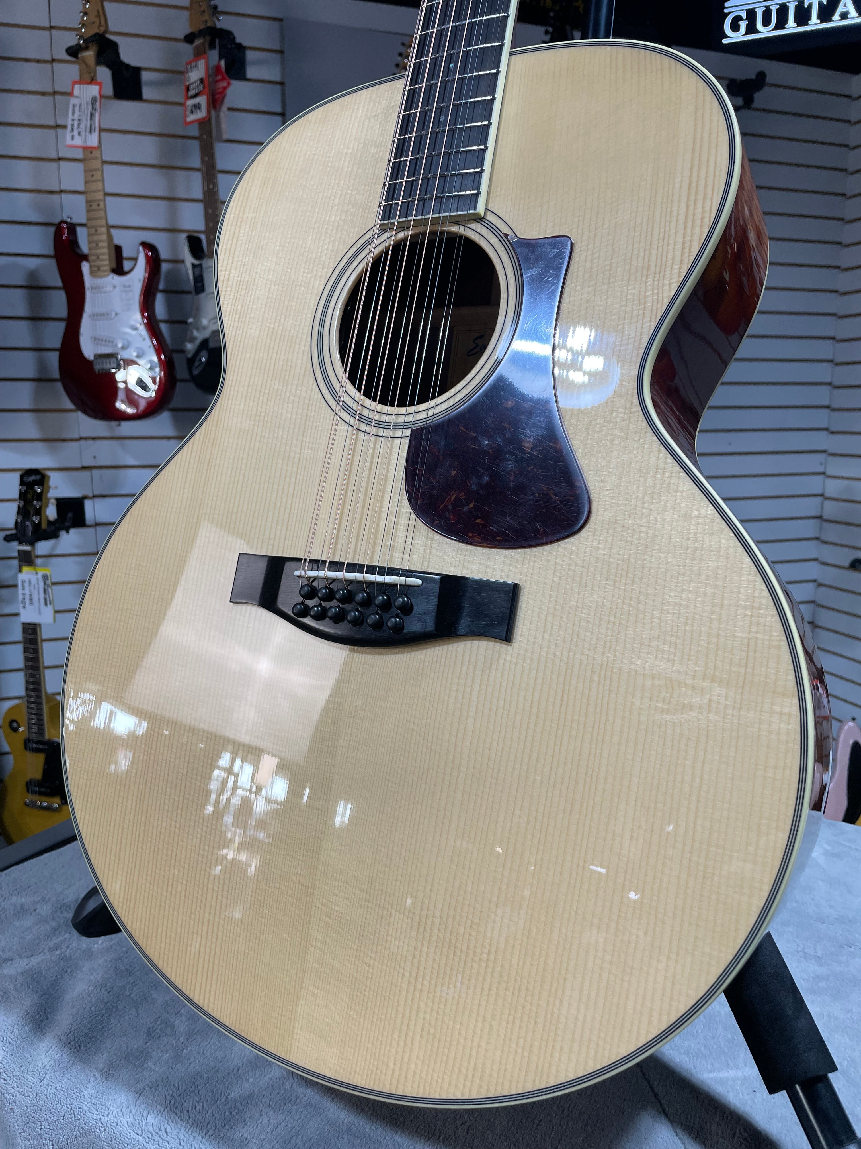 Eastman AC330E-12 String Acoustic Guitar - Natural w/OHSC & PLEK*D #298