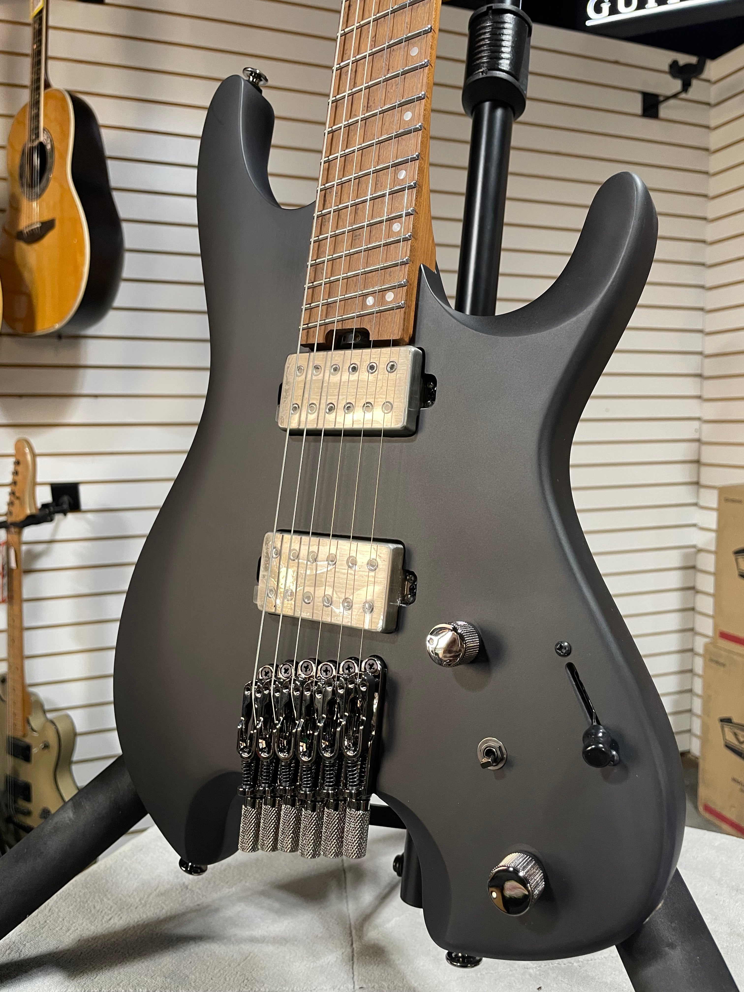 Ibanez QX52 Electric Guitar - Black Flat w/ Gig Bag & PLEK*D #453