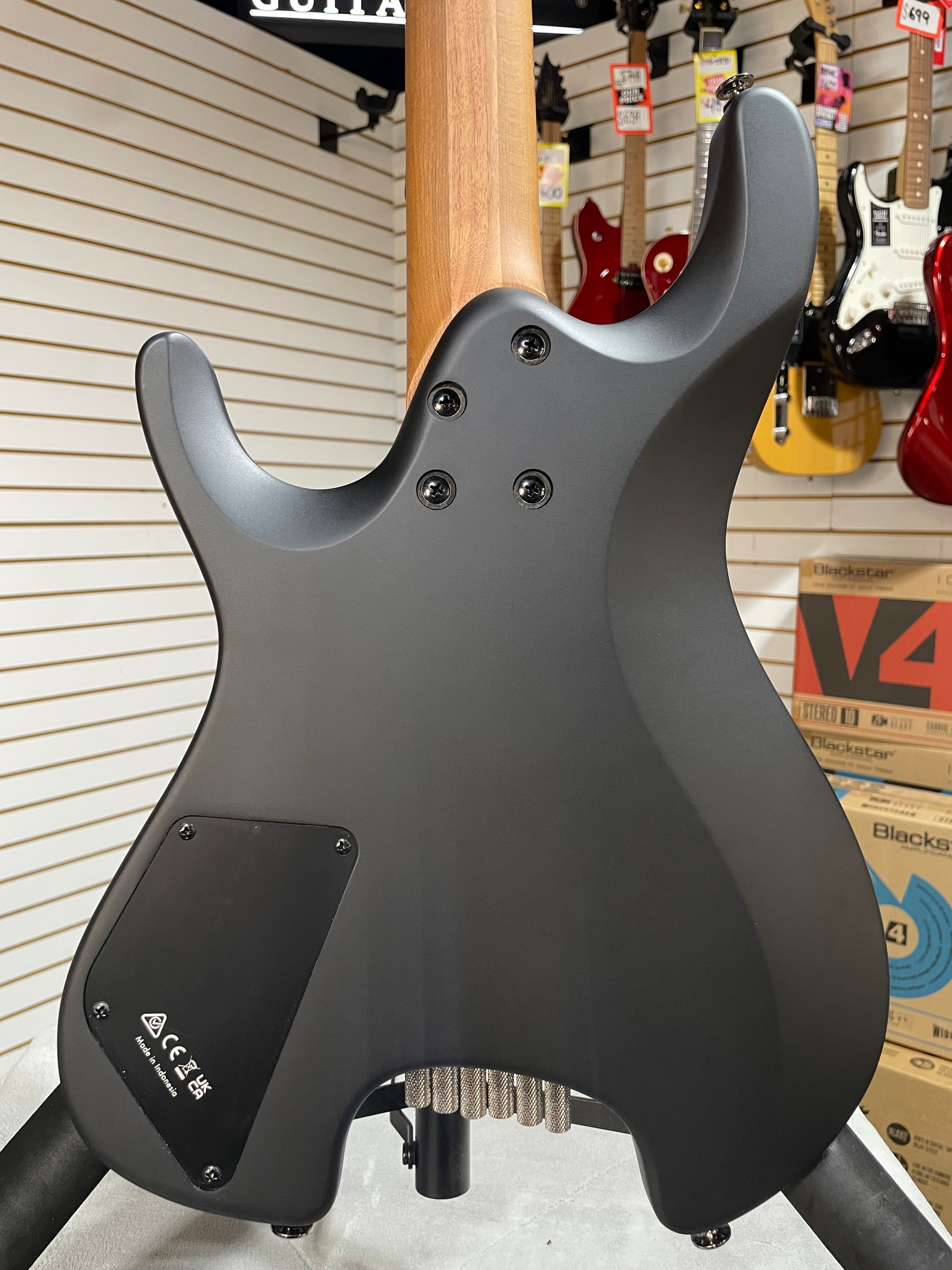 Ibanez QX52 Electric Guitar - Black Flat w/ Gig Bag & PLEK*D #453