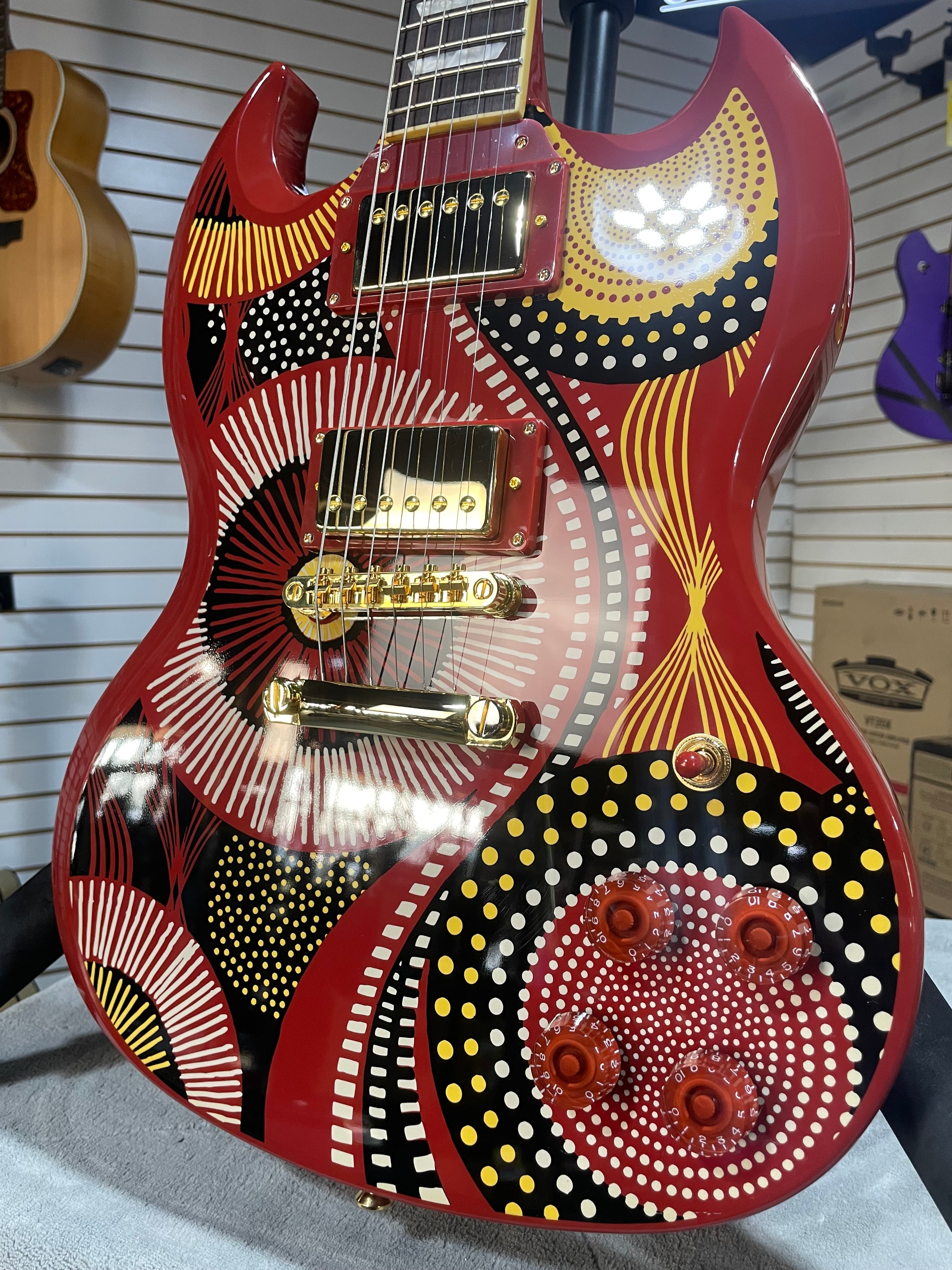 Epiphone Fatoumata Diawara SG Standard - Ember Red w/ OHSC & PLEK*D #319