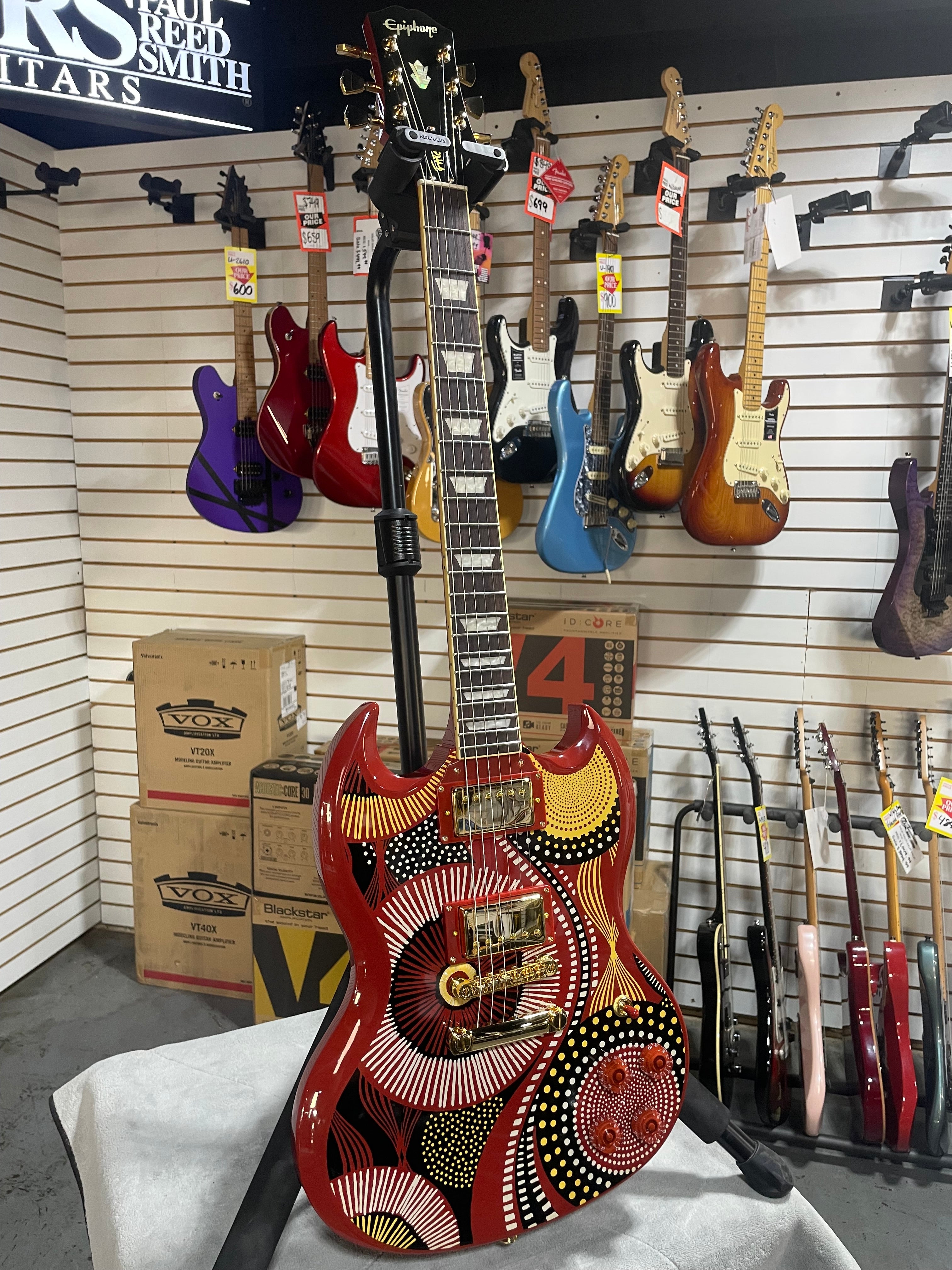 Epiphone Fatoumata Diawara SG Standard - Ember Red w/ OHSC & PLEK*D #319