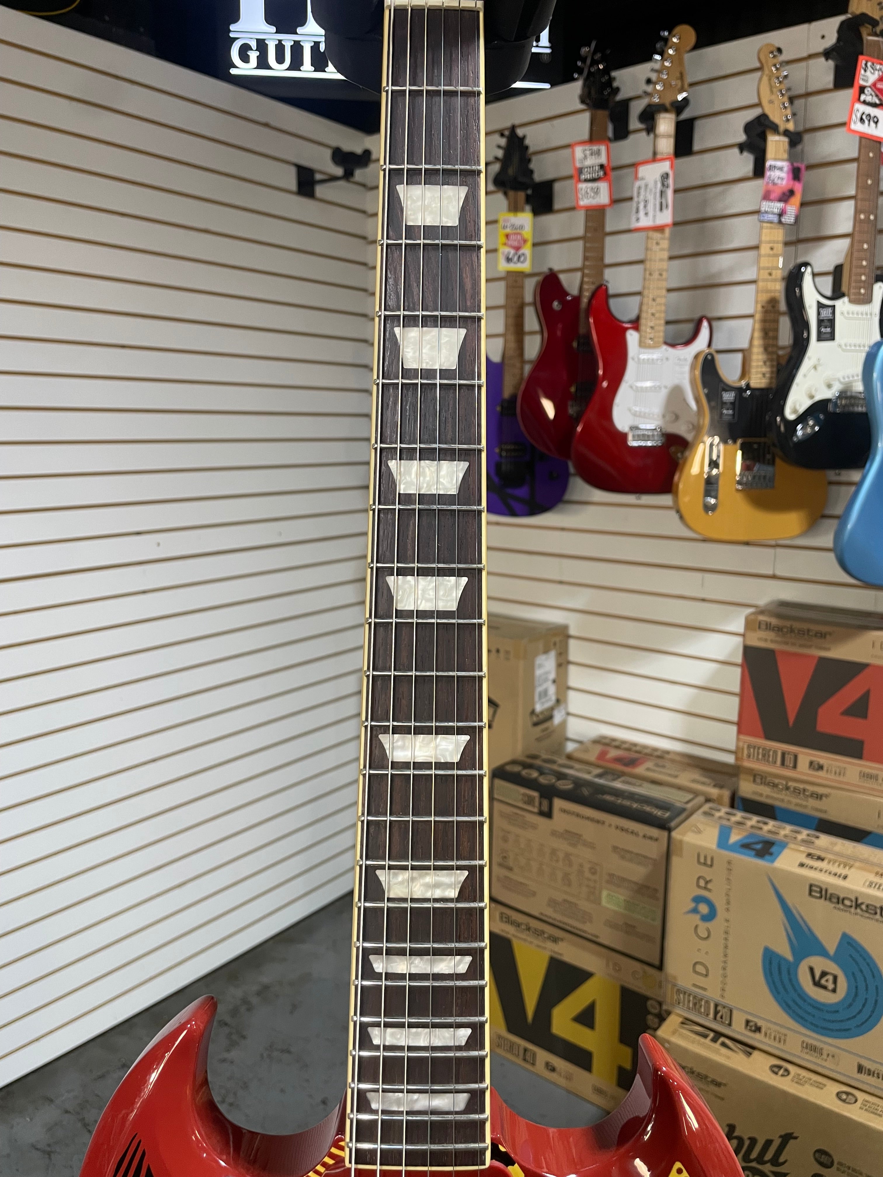 Epiphone Fatoumata Diawara SG Standard - Ember Red w/ OHSC & PLEK*D #319