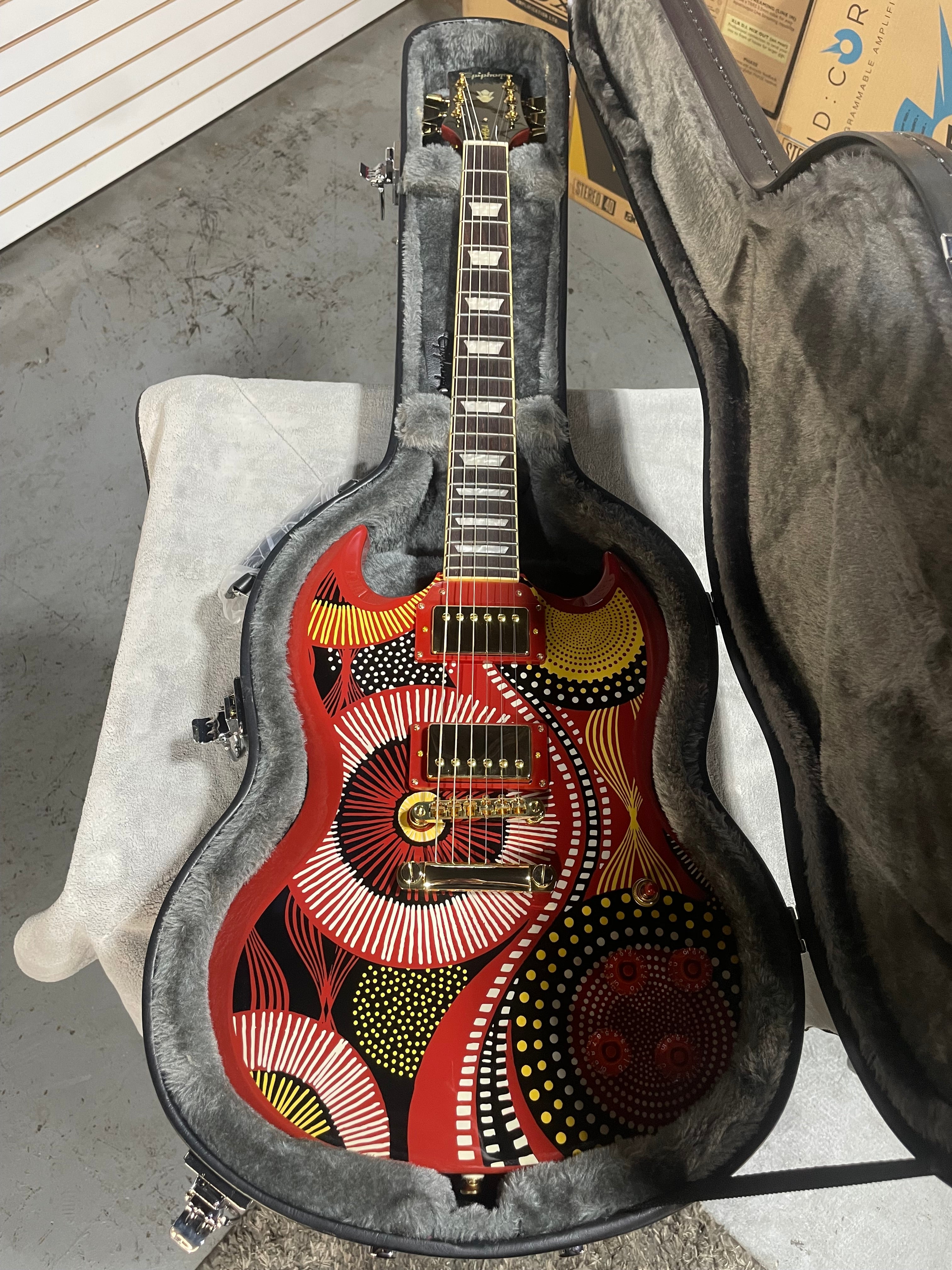 Epiphone Fatoumata Diawara SG Standard - Ember Red w/ OHSC & PLEK*D #319